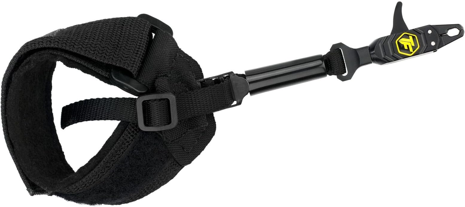 Tru-Fire Patriot Flex Archery Compound Bow Release - Adjustable Black Wrist Strap