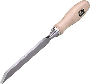 Individual Professional Woodworking Cabinetmakers Mortise Chisel Chrome-Vanadium Steel with Hornbeam Handles for Carpentry, Woodworking, Carving, Craftsman, 5/16