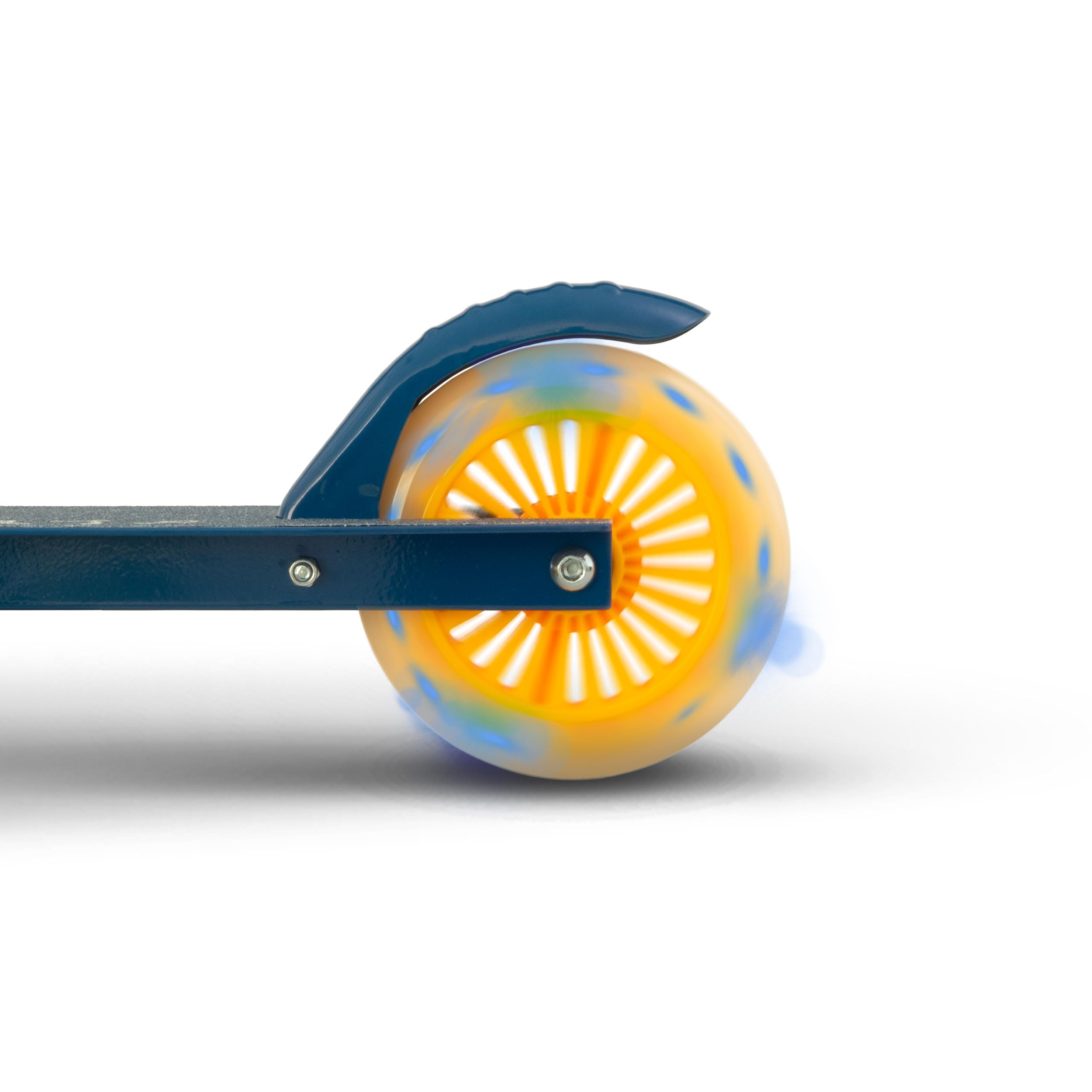 Patinete Niño con Luces LED OLSSON Rocket - Manillar Altura Regulable (70-87cm) con Giro 360º - Ruedas PU 120mm con Luces LED - Rodamientos ABEC 7 - Freno Trasero - Plegable