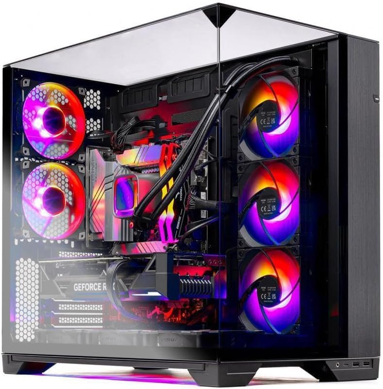Skytech Gaming O11 Vision Gaming PC, AMD Ryzen 7 7800X3D 4.2GHz, NVIDIA RTX 5070 Ti 16GB VRAM, 1TB Gen4 NVMe SSD, 32GB DDR5 RAM 6000, 850W Gold ATX 3 PSU, 360 ARGB AIO, WI-FI 5, Windows 11, Desktop