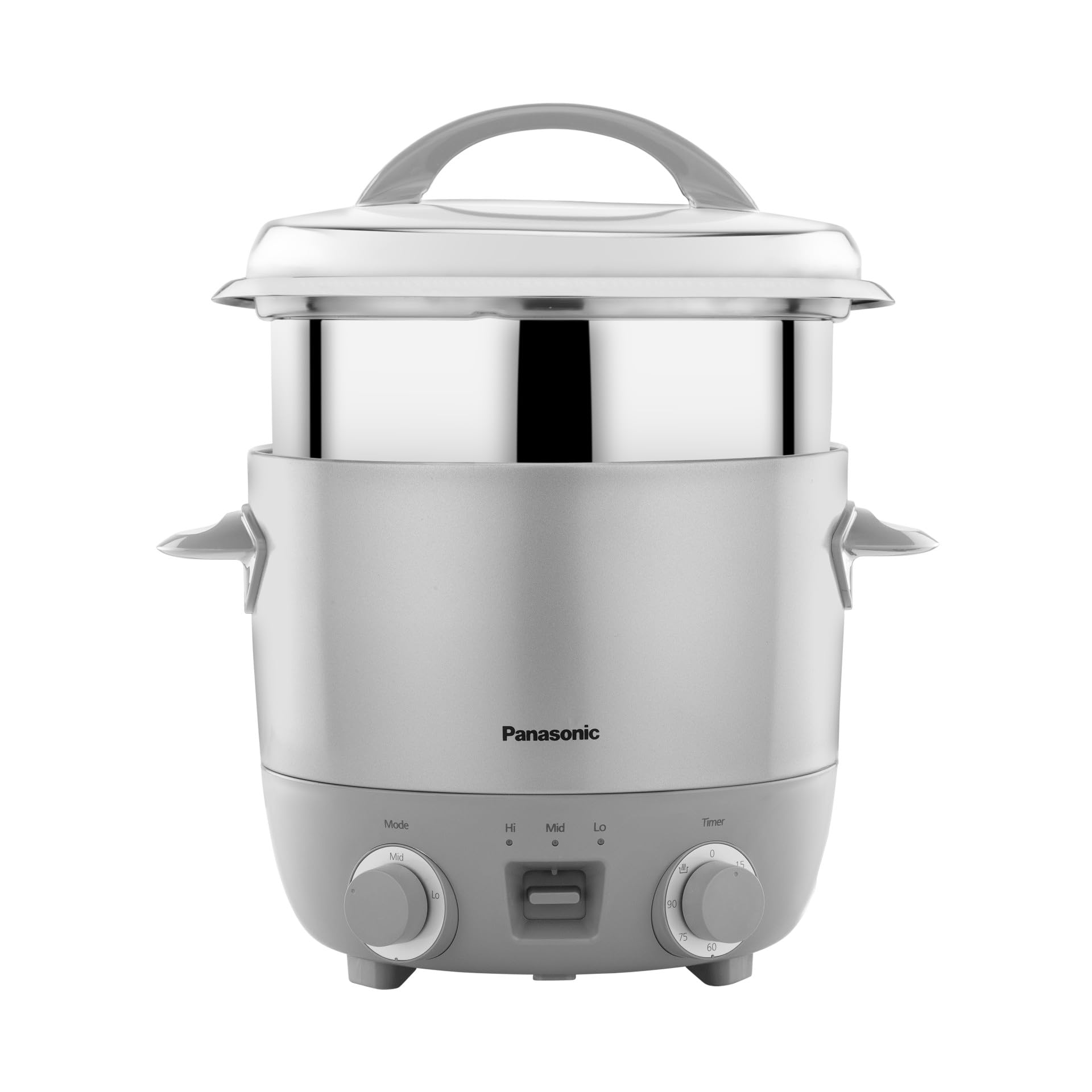 Panasonic SR-ETC(18) SB I New Launch Timer Cooker With Temprature Control| 1.8 Litres Capacity |Cooks upto 1 Kg Raw Rice | Stainless Steel Cooking Pan , SS Lid & Cooking Pan I With Keep Warm Function | Warranty 5 Years on Heating Plate & 2 Years Product