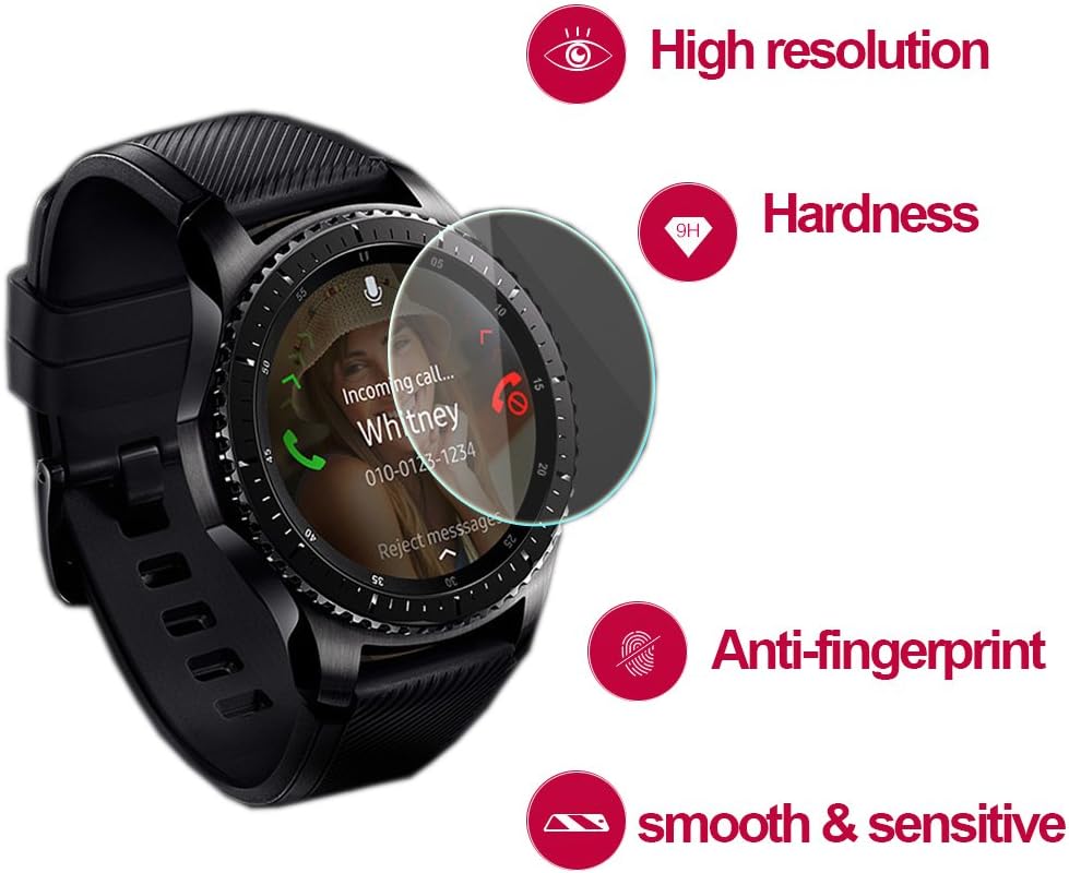 Tempered Glass Screen Protector for 1.18inch/1.22/1.26/1.3/1.34/1.38/1.42/1.46/1.5/1.54/1.57/1.61/1.65inch Round Screen Smart Watch (1.3inch) - Image 6