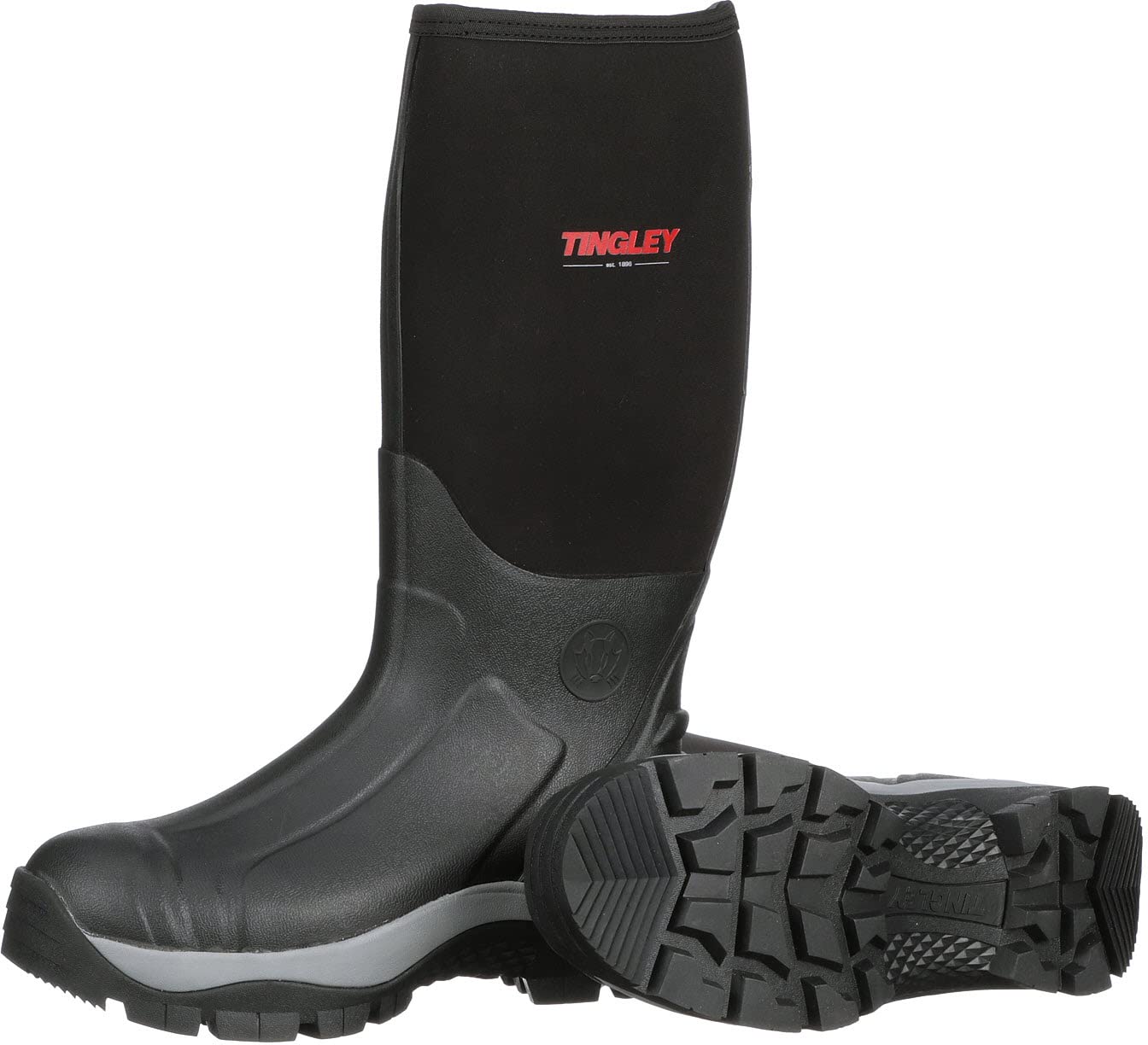 Tingley Badger 80151 Insulated Boot, Men's 9 / Women's 11, Black