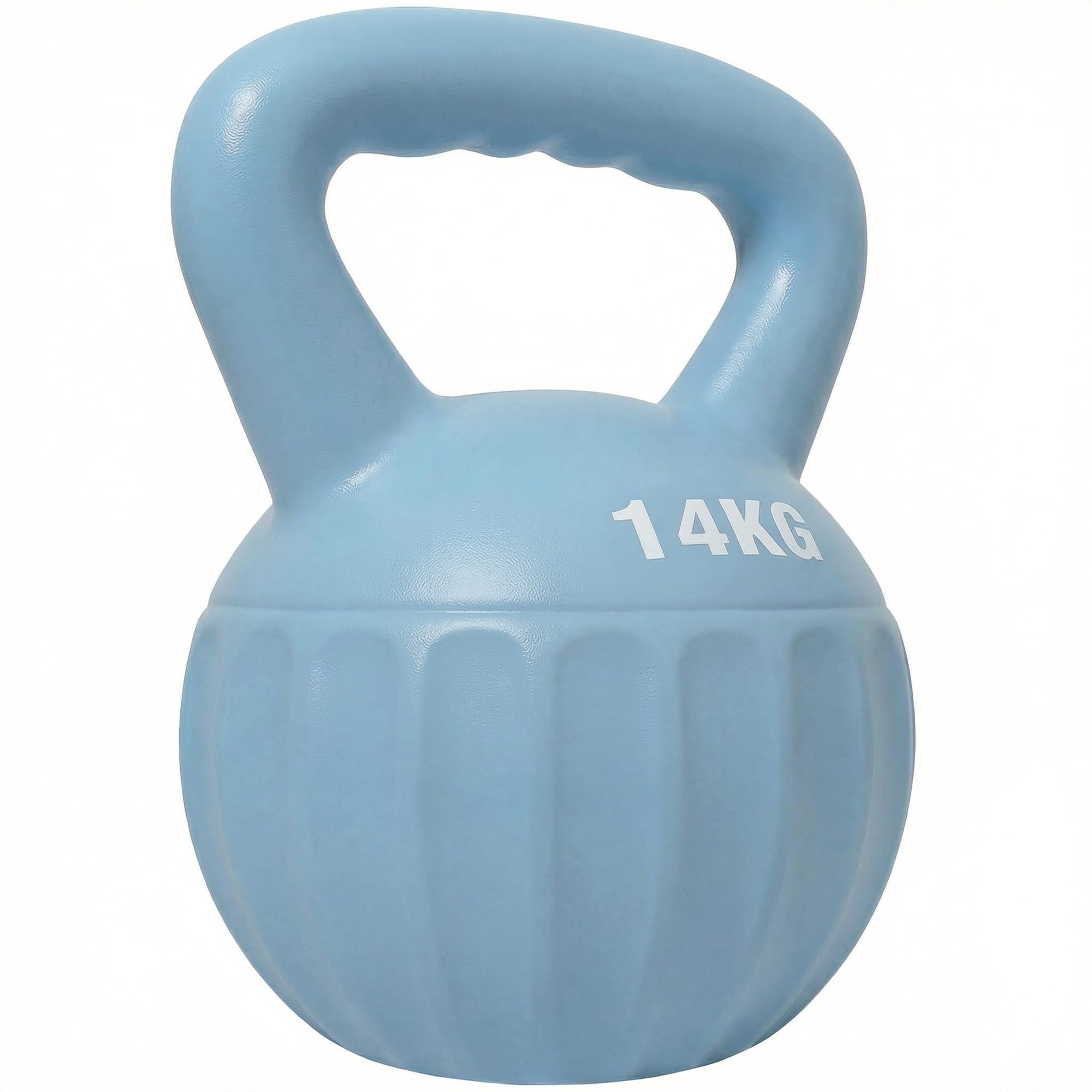 SPORTNOW Kettlebell 10/12/14 kg, Hantel mit rutschfestem Griff, Kugelhantel, Krafttraining, Workout, für Fitnessstudio, Blau