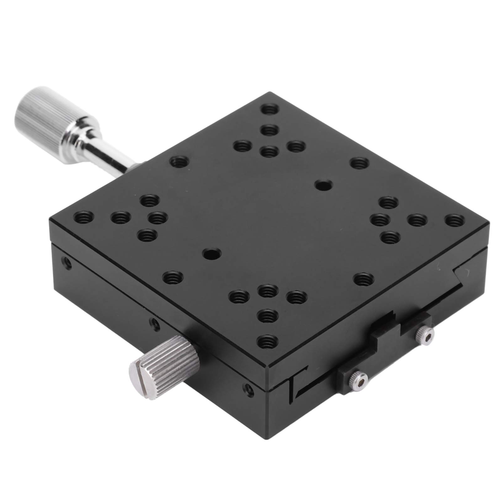 Linear Stage Sliding Sliding Linear Stage, Manual Sliding Table Table Trimming Bearing Tuning Sliding Aluminum Alloy High Accuracy for Xsc60