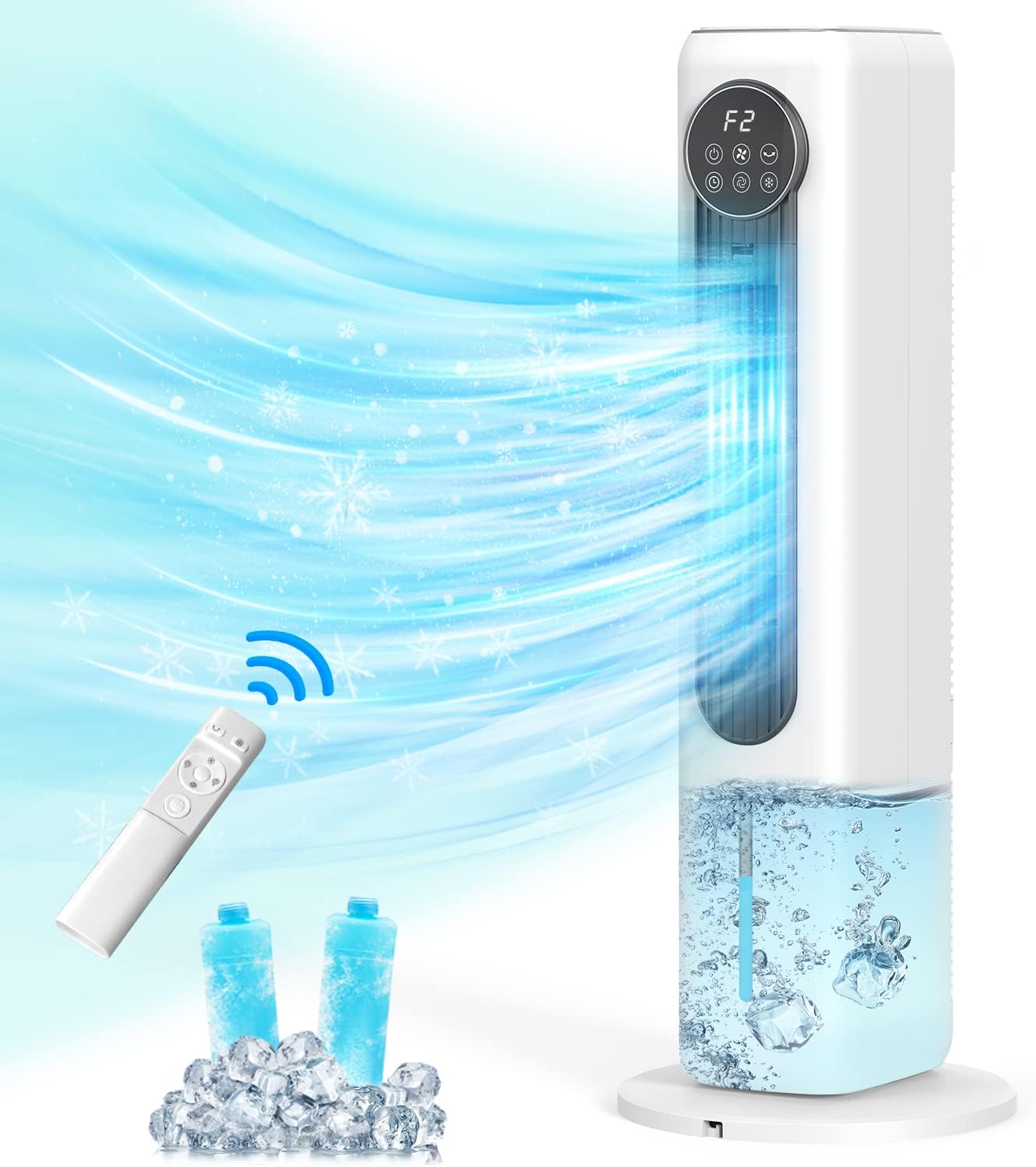 35’’ Evaporative Cooler Tower Fan 3IN1 Portable Air