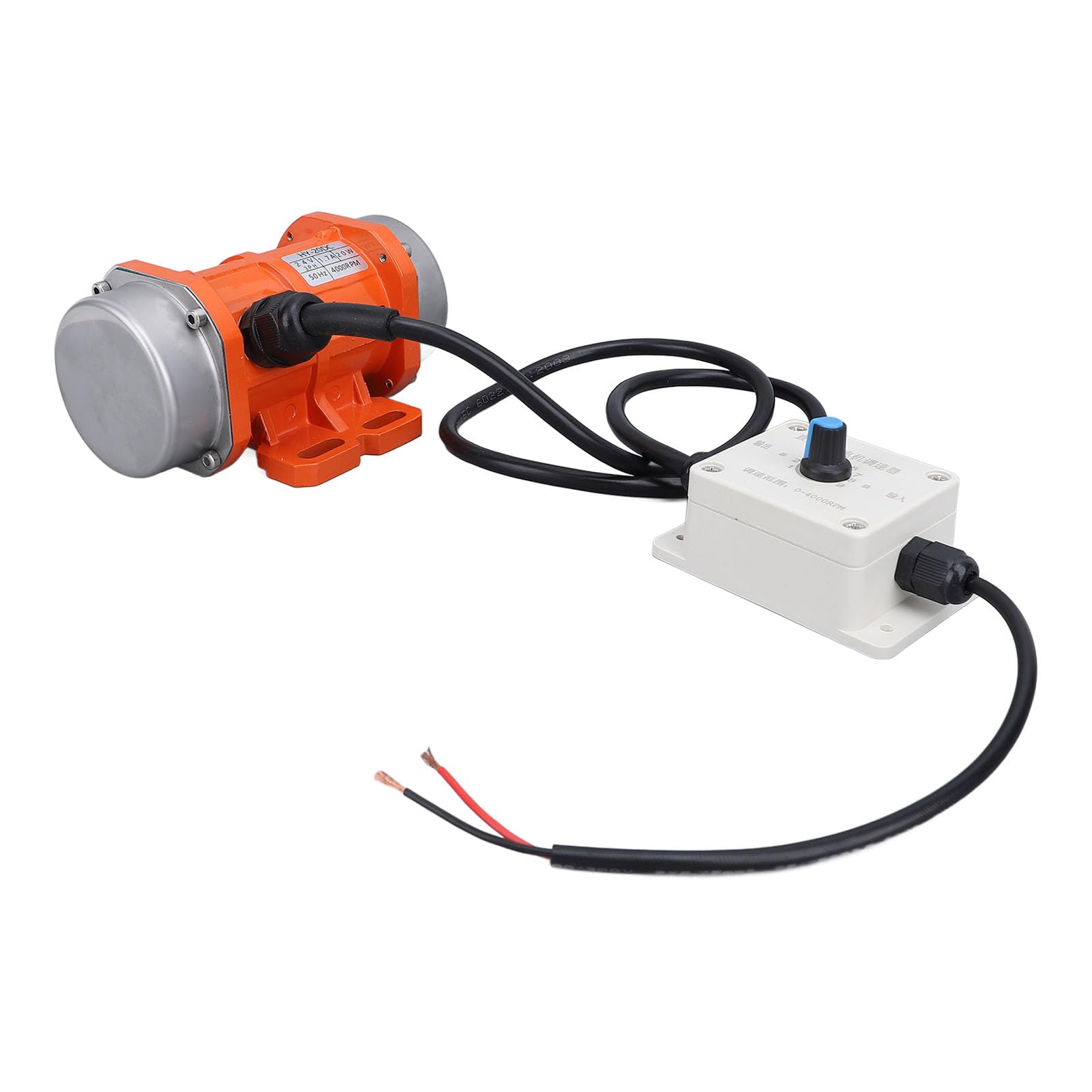 Mini Vibratore per Calcestruzzo Senza Spazzole con velocità Regolabile, Motore di Vibrazione DC24V per Apparecchiature di Verniciatura a Polvere, Dimensioni Compatte e Potenza Elevata (20 W)