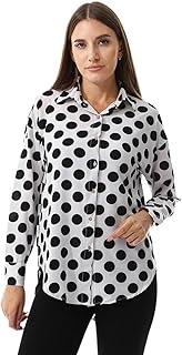 بلوزة ناعمة مطبوعة للنساء من تايت ستيتش - 116