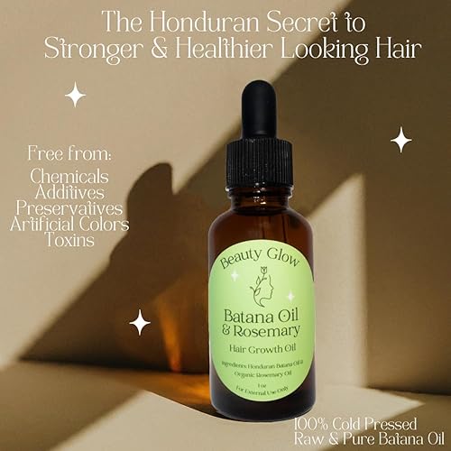 Miniatura 2 de Aceite de Batana Dr. Sebi & Dr. Truth aprobado por el Dr. Truth Aceite de romero orgánico de Honduras Hidratante para cabello seco dañado Noruishes