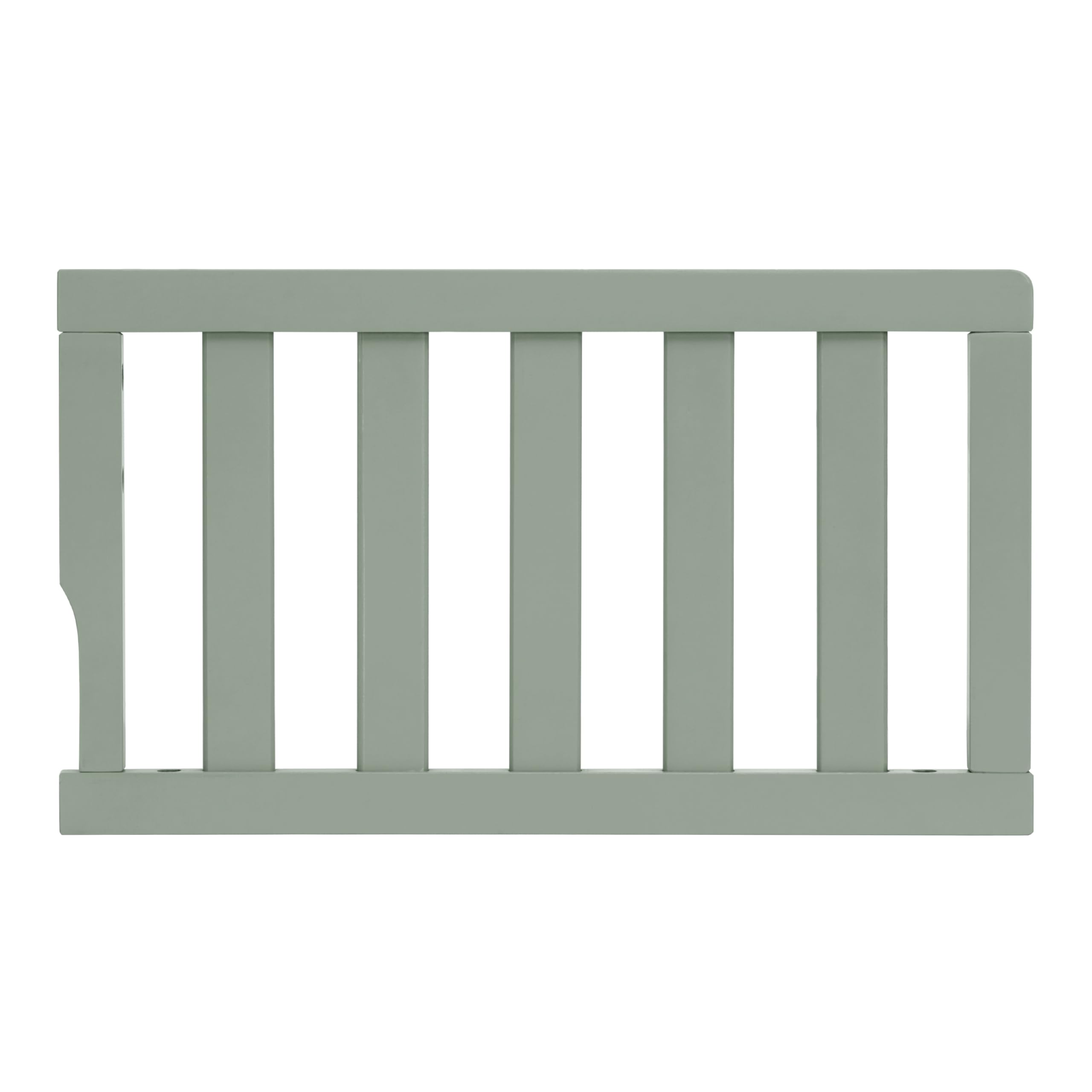 Dream On Me Toddler Guard Rail for Convertible Crib, Solid Wood Bed Rail for Toddler Bed Conversion, Meadow Green