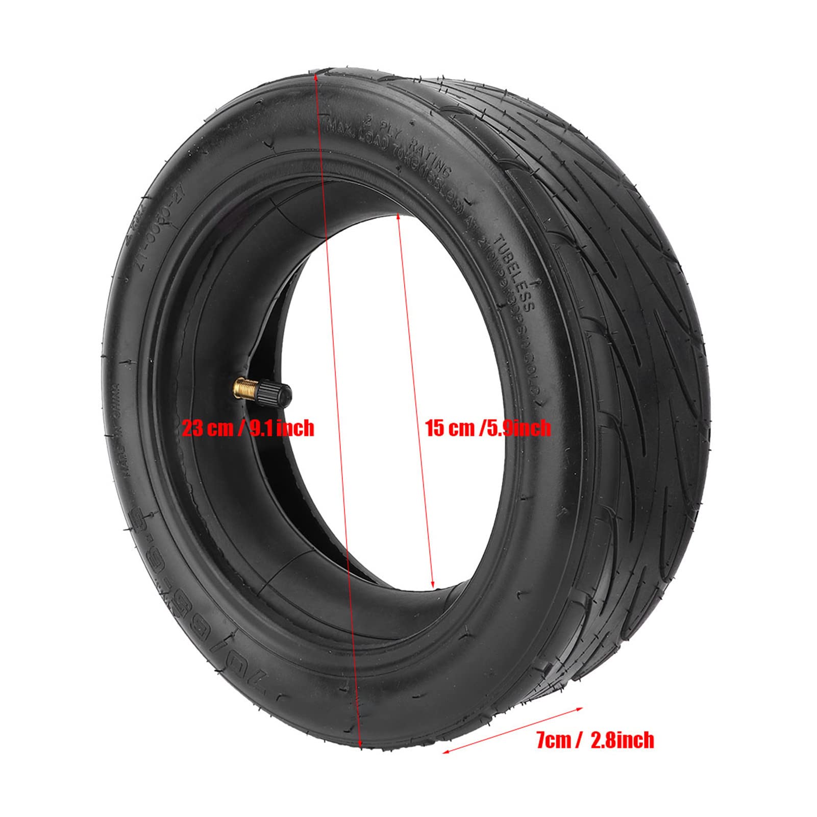 70/65 6.5 Inflatable Tyre Inner Tube Tire Set Rubber Scooter Balance 9 Replacement Wheels-Tire 6 5