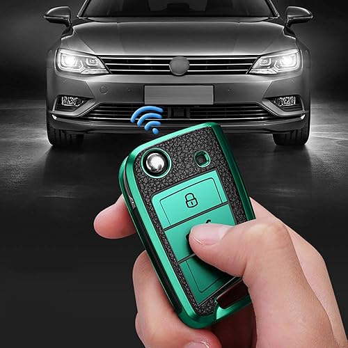 Miniatura 3 de ontto Funda para llavero con tapa para Volkswagen Passat Tiguan