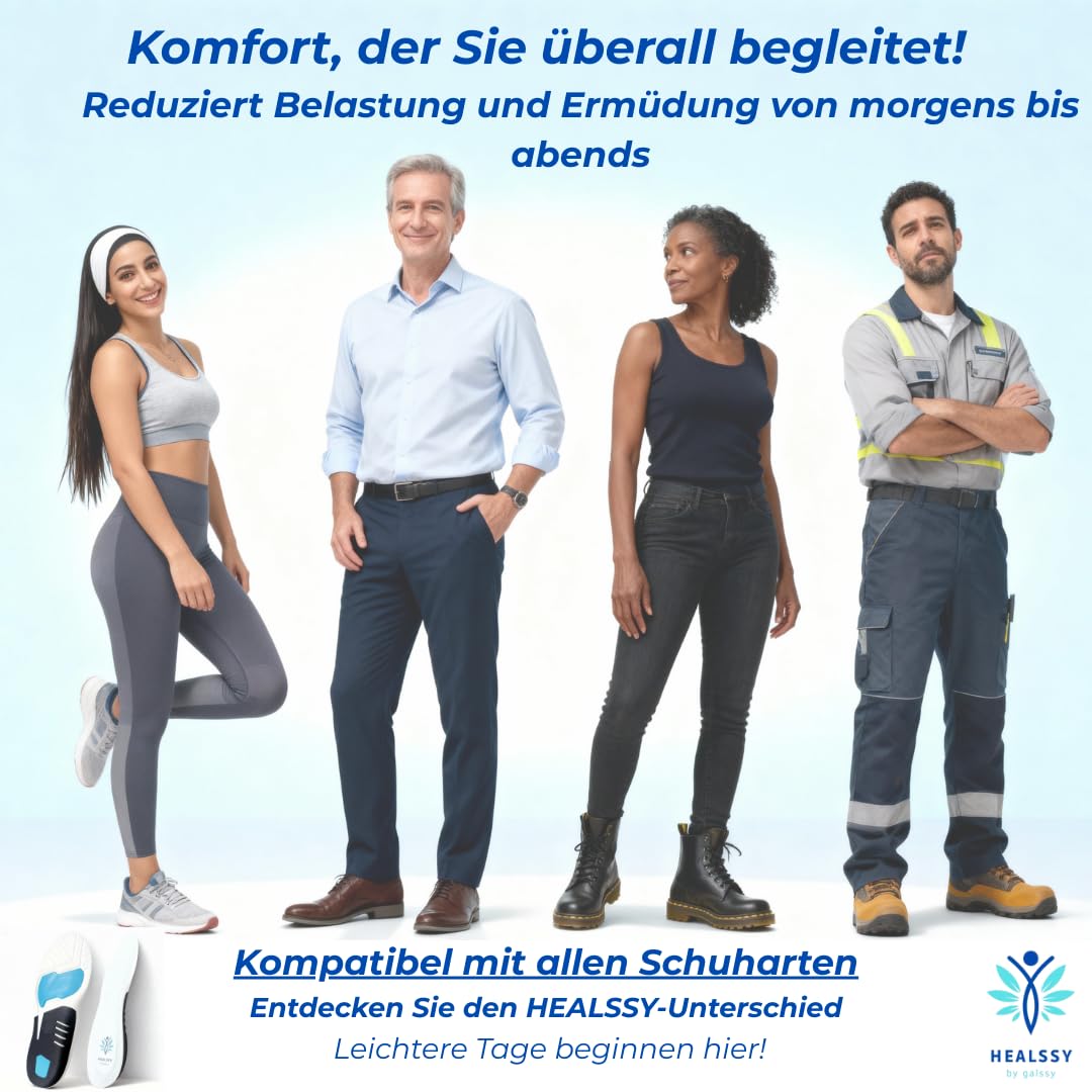 Premium-Orthopädische Einlegesohlen – Haltungskorrektur, Stoßdämpfung, Medizinische Unterstützung für Plattfüße, Hohlfüße, Fersensporn, Fasciitis Plantaris, Schmerzlinderung für Füße, Wiederverwendbar