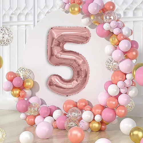 Miniatura 38 de Globo de números de 40 pulgadas, globos de números plateados, globo de número 2, globos de aluminio grandes de cumpleaños, fiesta de cumpleaños