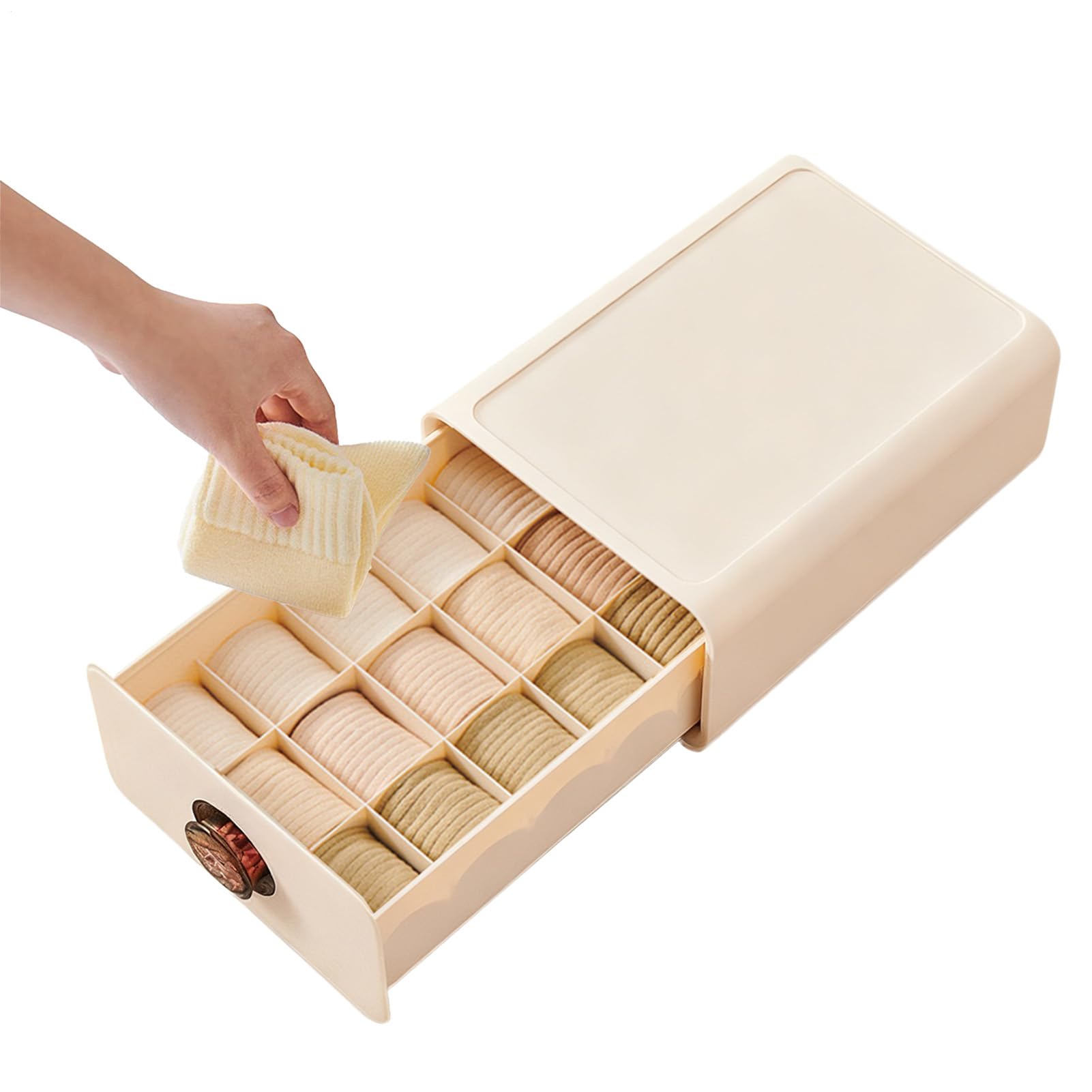 Organizzatore per Cassetto della Biancheria Intima Scatola Abbigliamento a | Organizzatore Cassetto per Calzini Per Reggiseno Cravatta Cintura Camicia Sciarpa Comò Guardaroba
