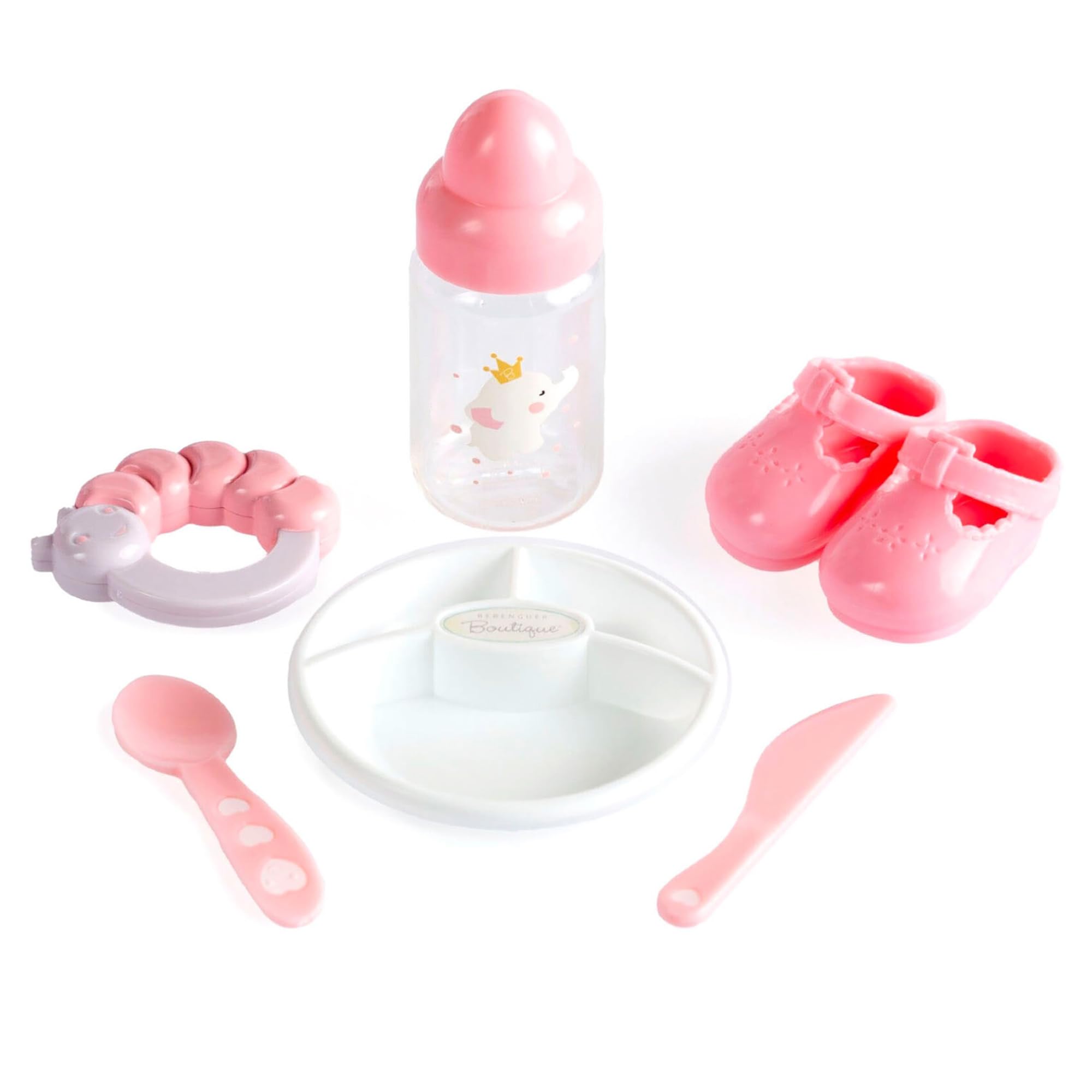 JC TOYS – Berenguer Boutique Bambola neonato naturale, 38 cm, corpo morbido, con accessori Il vestito può cambiare