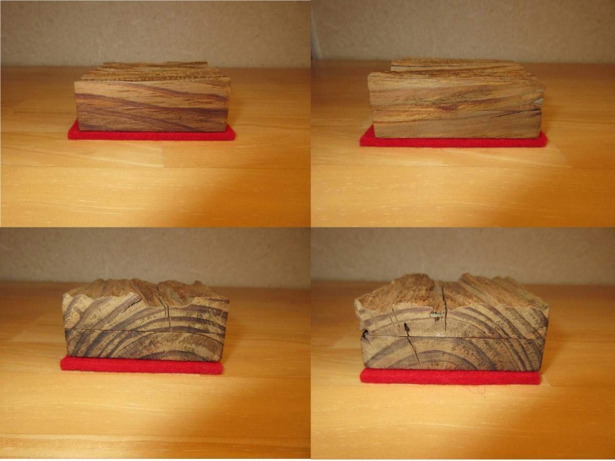 Amazon.co.jp: 茶道具香合四方香合大徳寺山門の古材大徳寺12代管長方