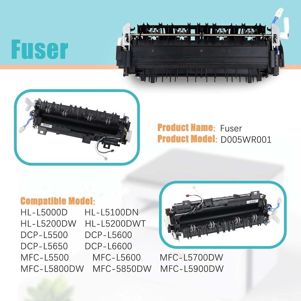 D005WR001 Fixiereinheit für Brother HL-L5000D L5100DN L5200DW DCP-L5500 L5600 L5650 Serie Drucker