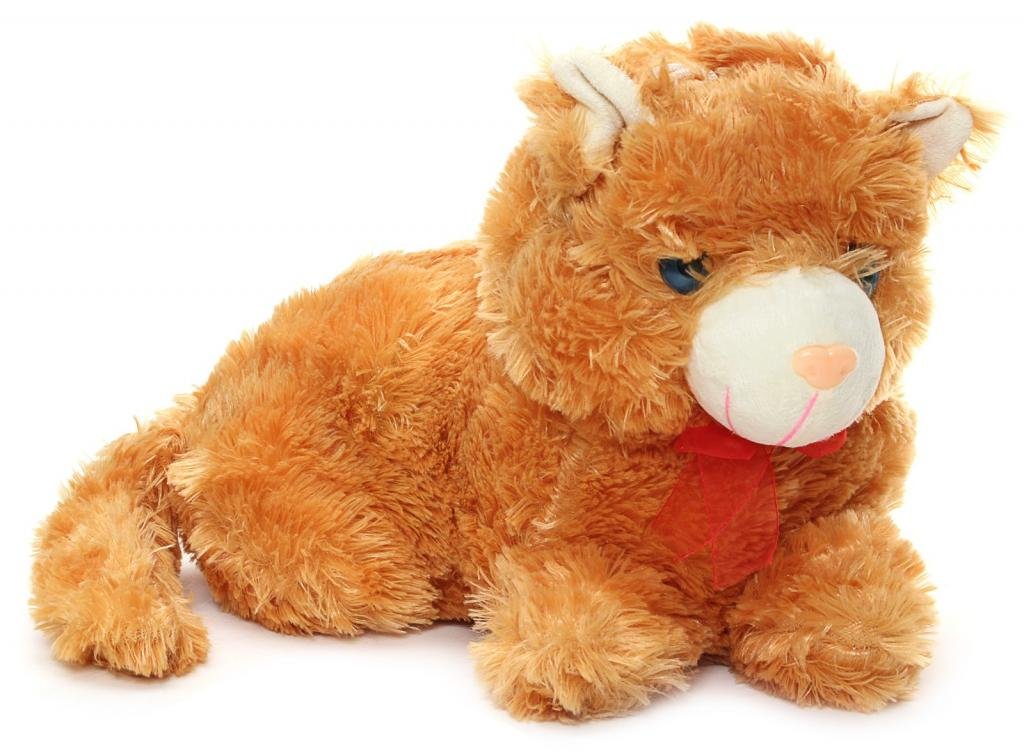 Tickles Cute Cat Soft Stuffed Plush Animal Toy for Kids Boys & Girls Birthday Gifts (Color: Brown Size: 35 cm) (B00HFNO1X2) Amazon Price History, Amazon Price Tracker
