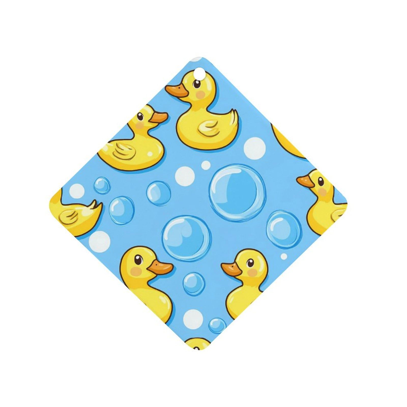 Ducks Car Air Freshener Hanging Aromatherapy Tablets for Car Accessories Rhombus