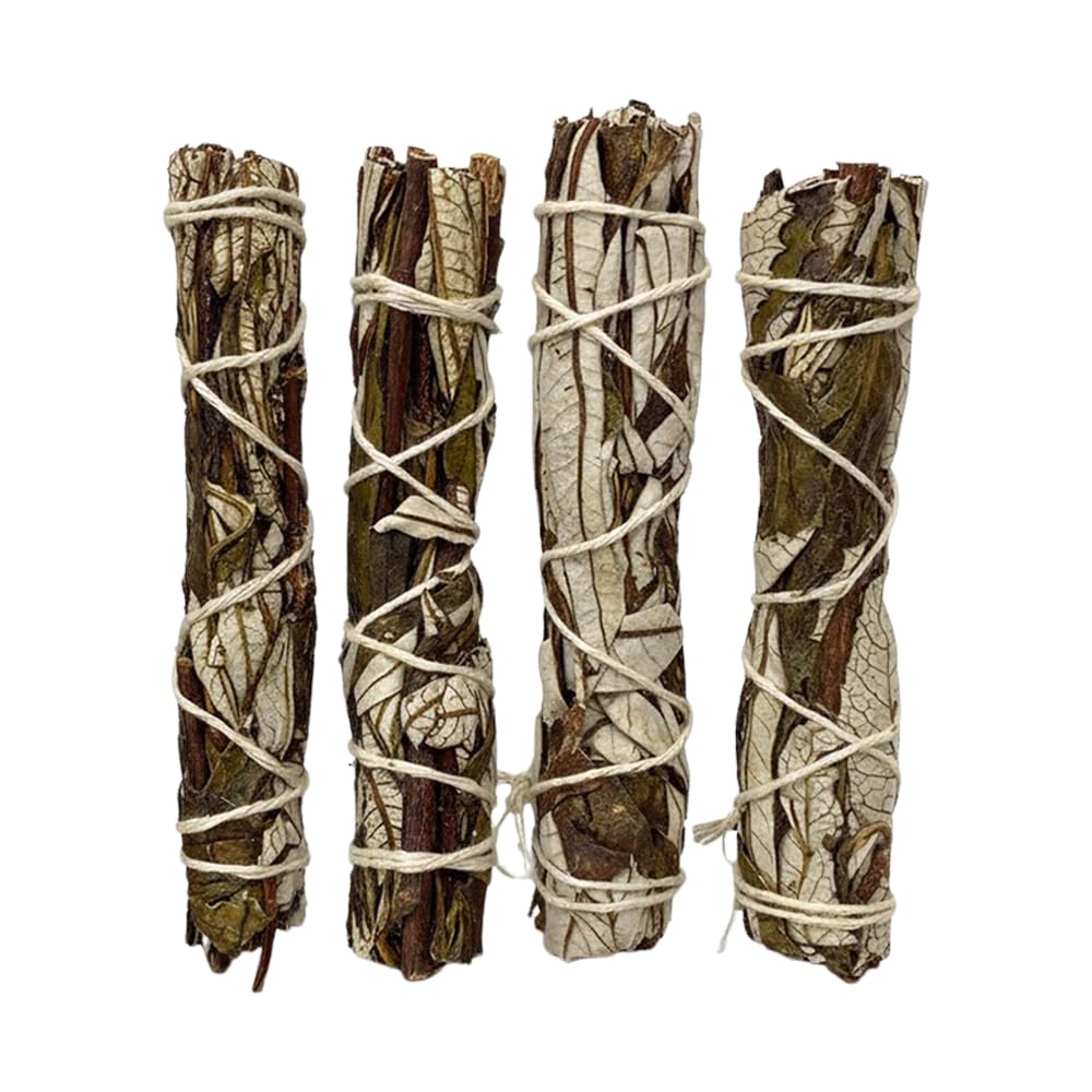 VIE Slimline Smudge Stick (Pack of 4, White Sage and Yerba Santa)