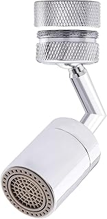 720° Pivotant Aérateur de Robinet, 2 Modes Réglable Robinet Cuisine, Mousseur Robinet pour Cuisine Salle de Bain Universel(FM22-M24)