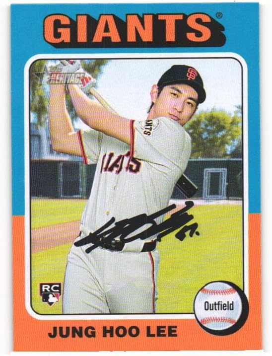 JUNG-HOO LEE 2024 Topps Heritage High Number #545 Rookie Card RC Baseball San Francisco Giants