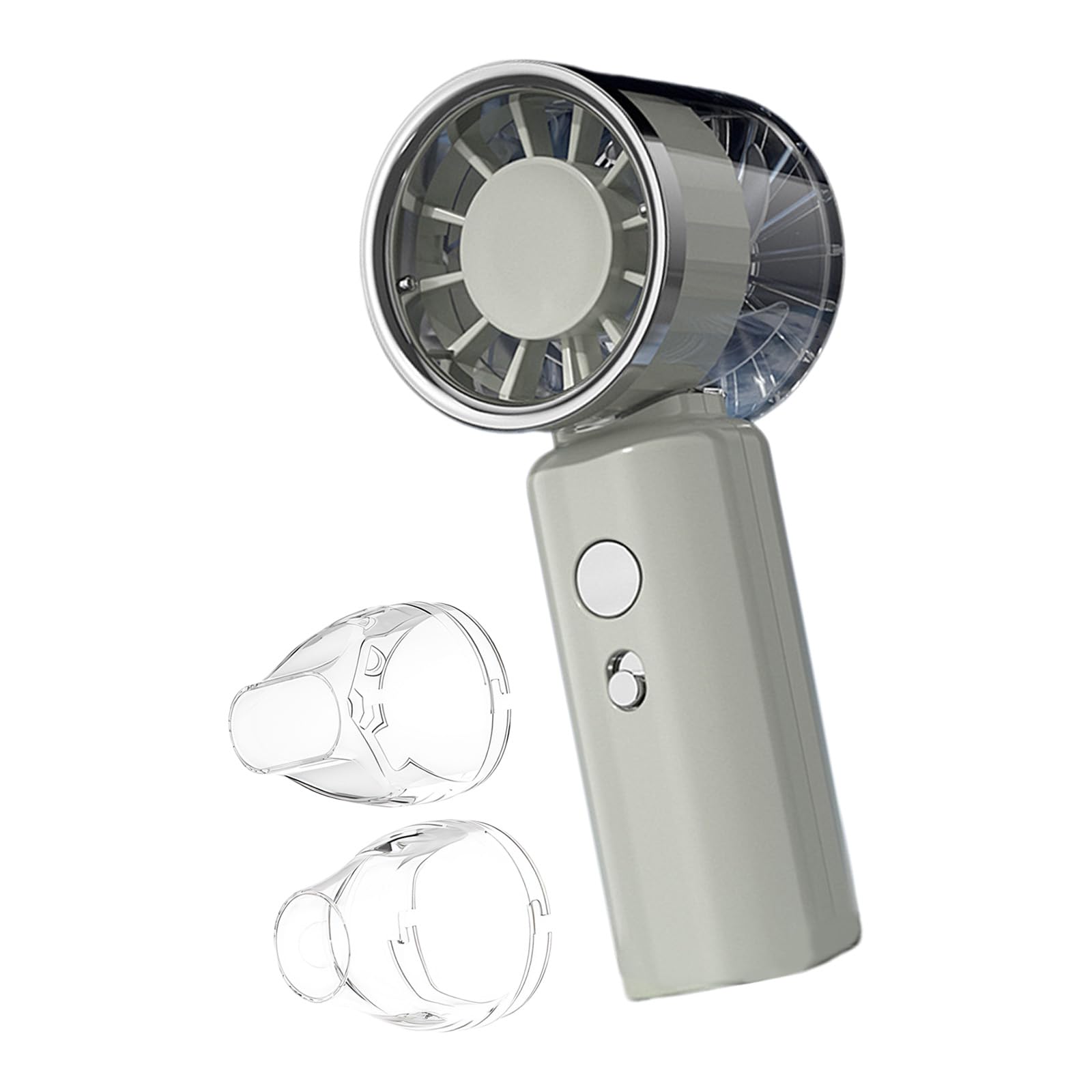 TAZIZI Portable Handheld Quiet Fan Rechargeable Powerful Fan Removal Tool for Outdoor Camping Traveling Rechargeable Cooling