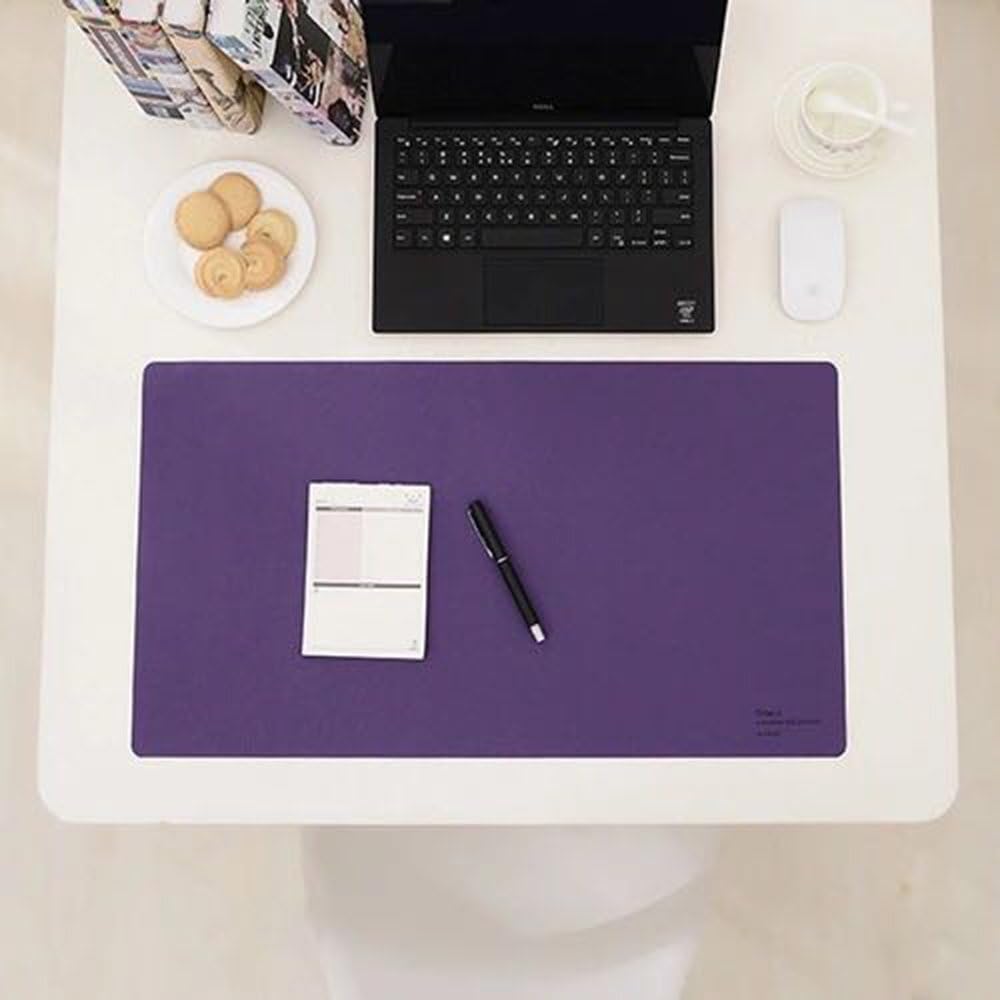 Desk Mat & Mate 25"x14" Desk Pad & Protector Mouse Pad for desktops and laptops (gray) Office Product
