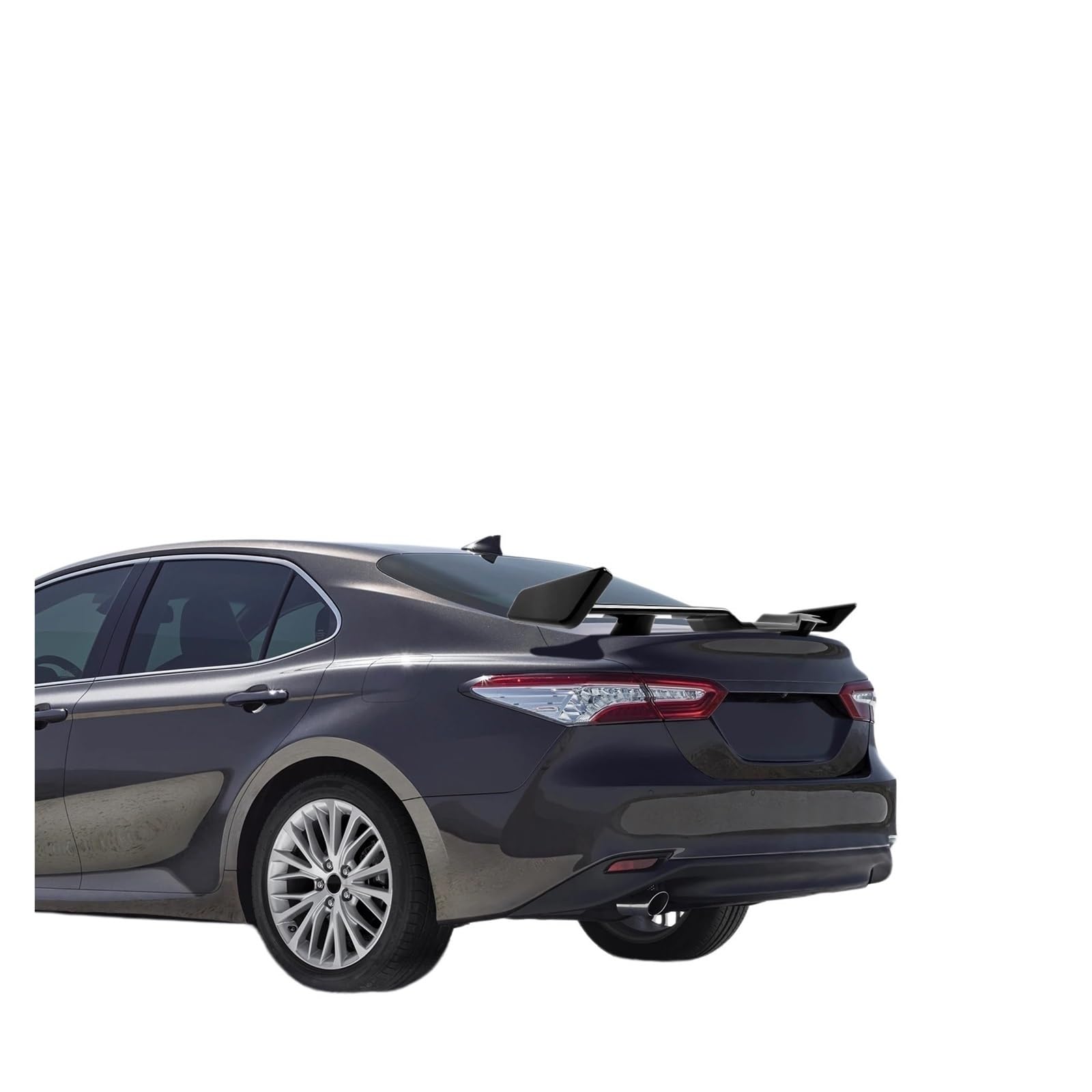JDM TRD Style Highkick spoiler bagażnika skrzydło tylnej klapy Body Kit akcesoria kompatybilne z Toyota Camry 2018 19 2020 2021 2022 2023(Black)