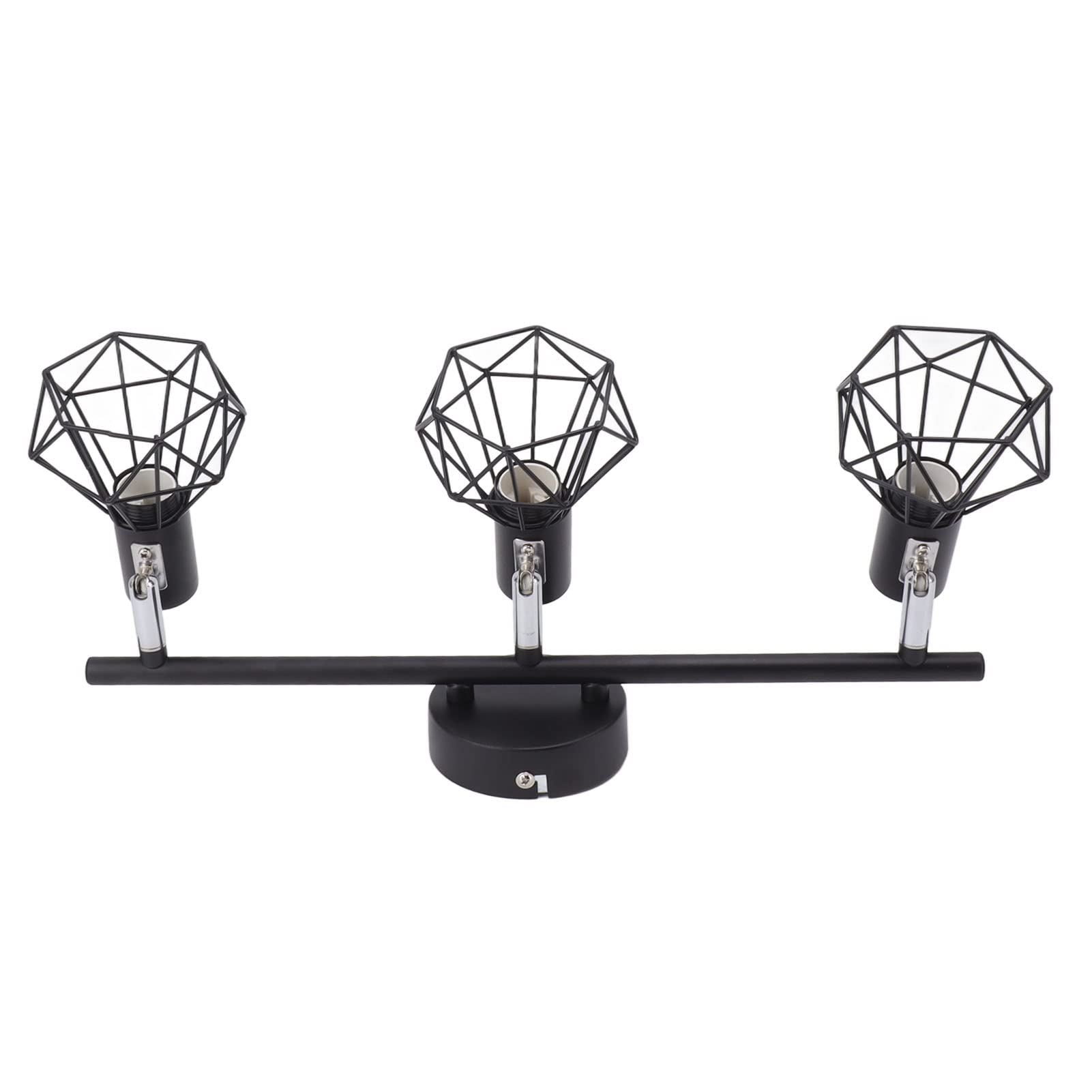 Annadue Kit de Iluminación de Riel de 3 Luces, Luz de Riel LED Giratoria, Foco de Techo Negro Mate, Luz de Moderna Regulable para Cocina Sala de Estar