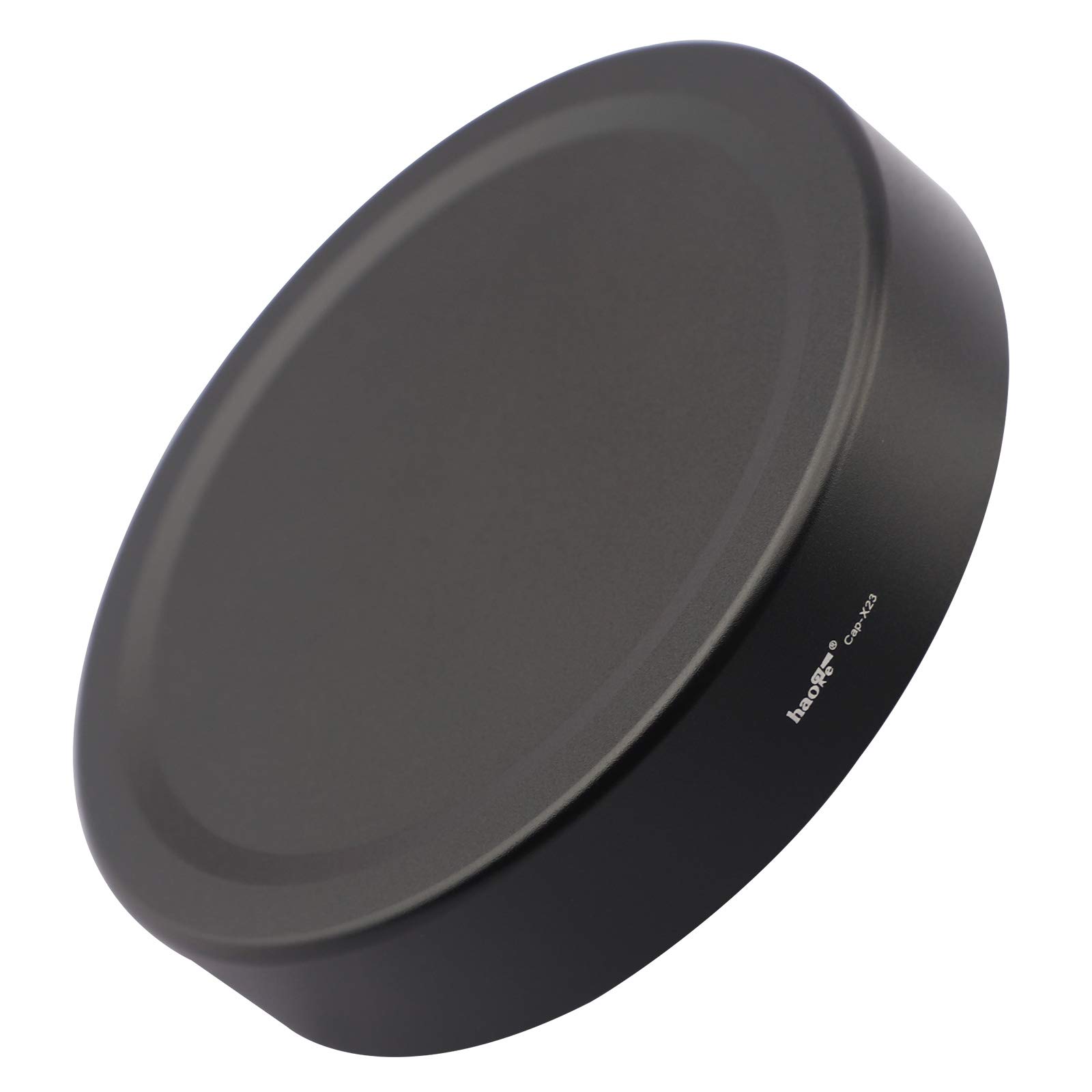 Haoge LH-X23B Gegenlichtblende aus Metall für Fujifilm Fuji Fujinon XF 23 mm F1.4 R, XF 56 mm F1.2 R und XF 56 mm F1.2 R APD Objektiv ersetzt Fuji LH-XF23 Objektivschirm mit Metallkappe Kit