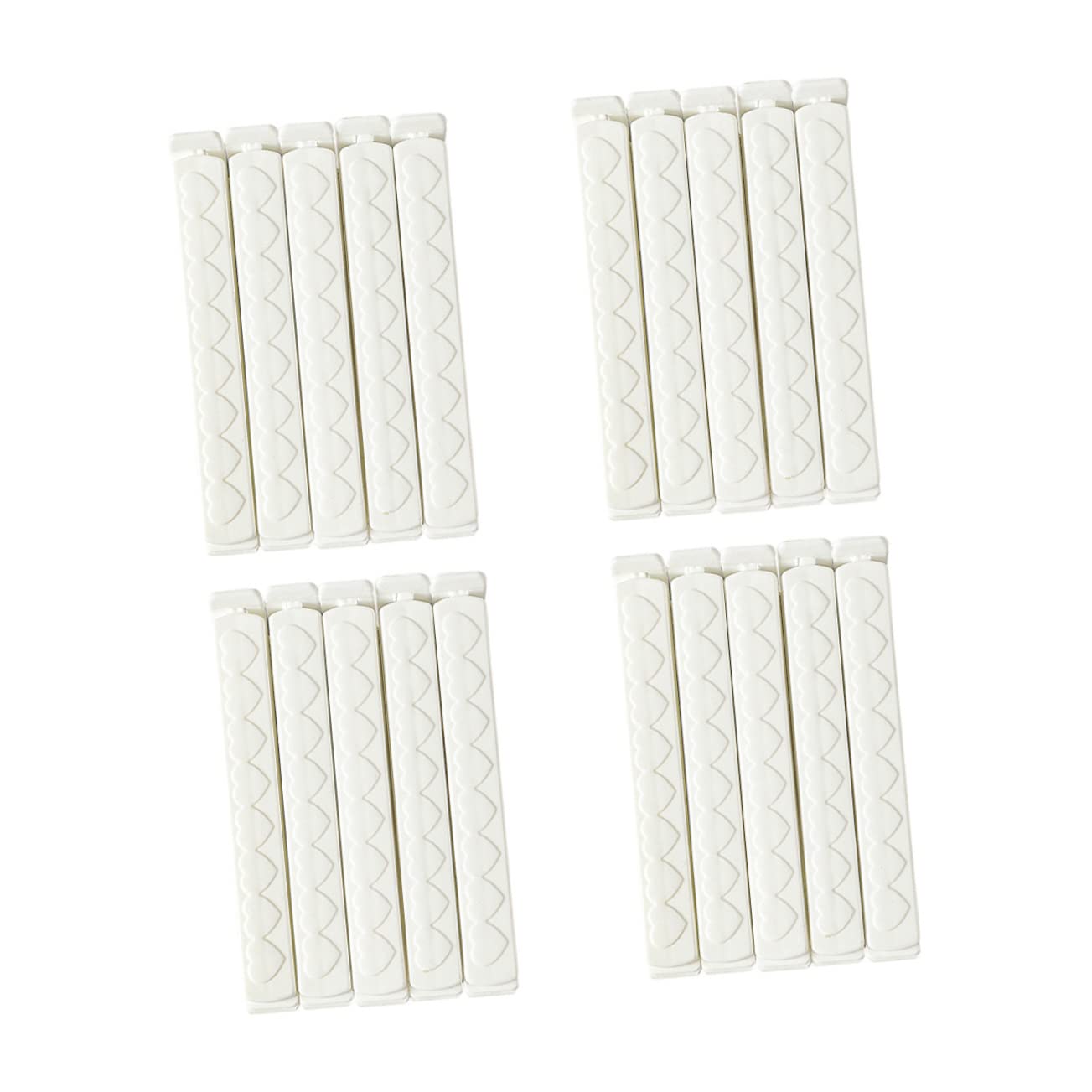 BEBEMOKO Practical Sealer Tool 20pcs Food Sealing Clip Pp Material Reusable Bag Sealing Clips Set