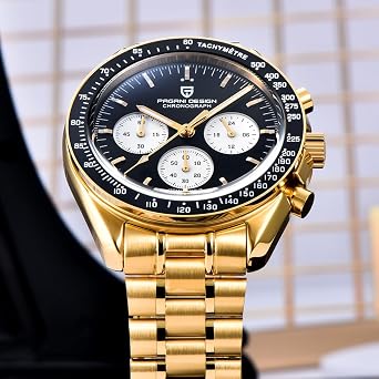 Pagani Design 1701 V6 Moon Wristwatch Men's Quartz Chronograph Watches Japan VK63 Movement Stainless Steel Waterproof Sports Watch