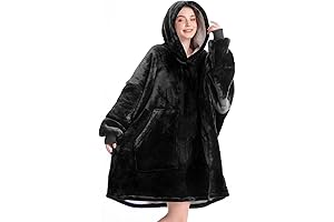 Oversized Sherpa Fleece Blanket Hoodie - The Coziest Lounge Wear Ever