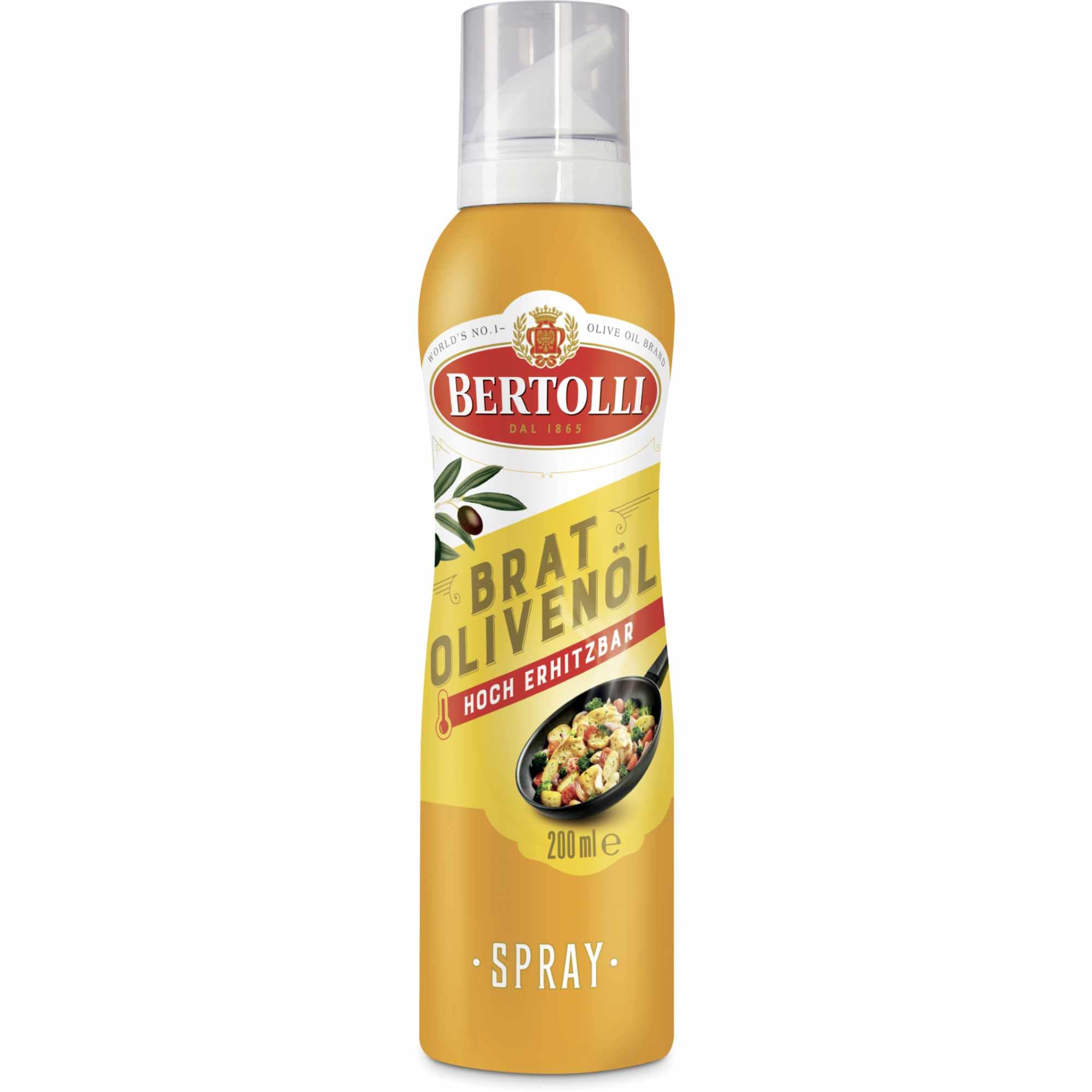 usy Bundle für Bertolli Bratolivenöl Spray 3er Pack (3x200ml Flasche) + usy Block