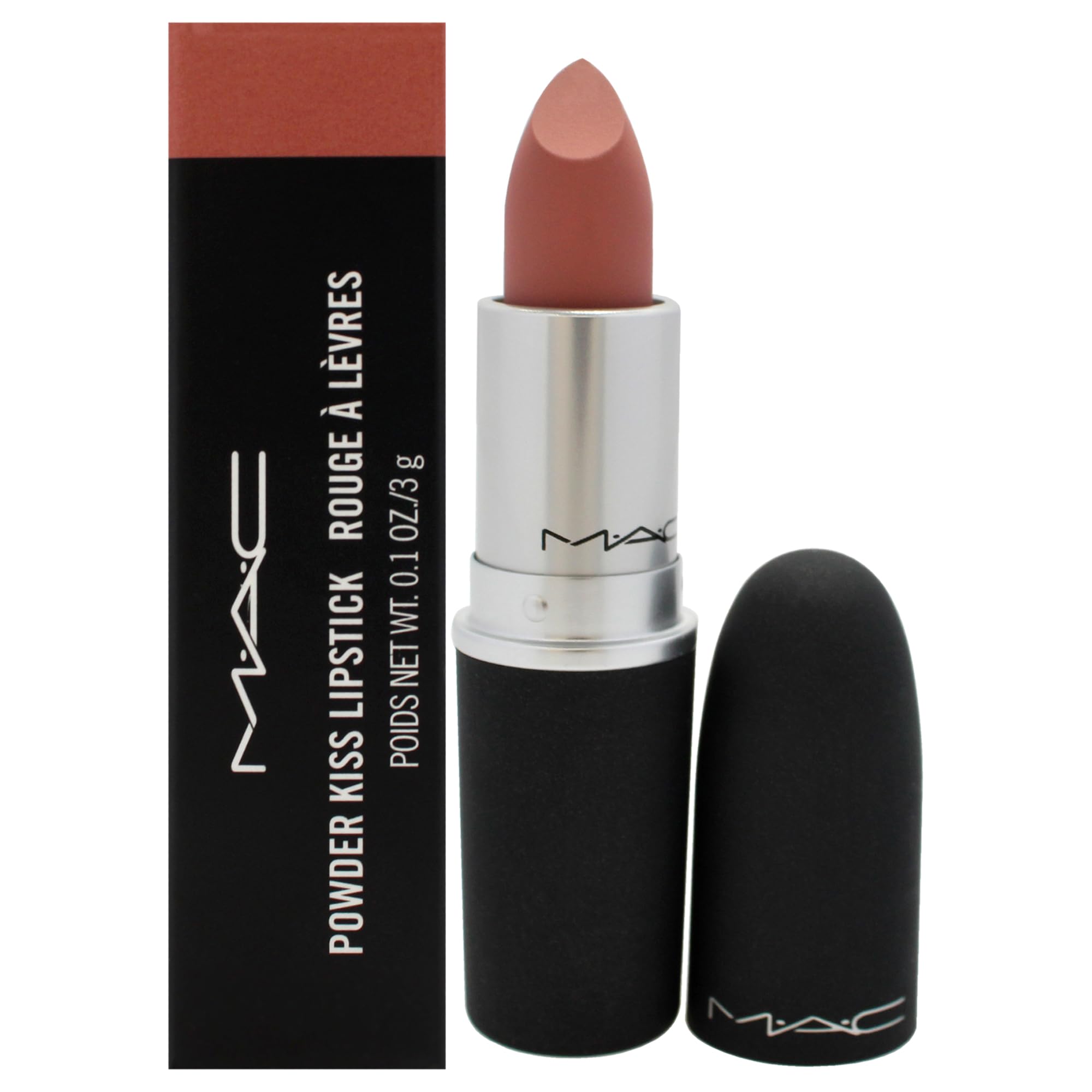 Powder Kiss Lipstick by MAC, .1 oz Lipstick - 931 Teddy 2.0
