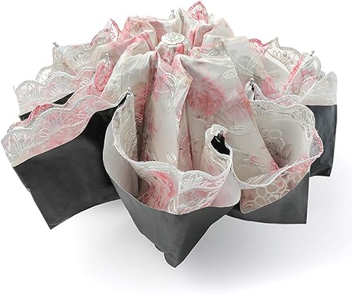 Miniatura 5 de Sombrilla de encaje paraguas plegable anti-uv sombrilla Vintage bordado protección solar