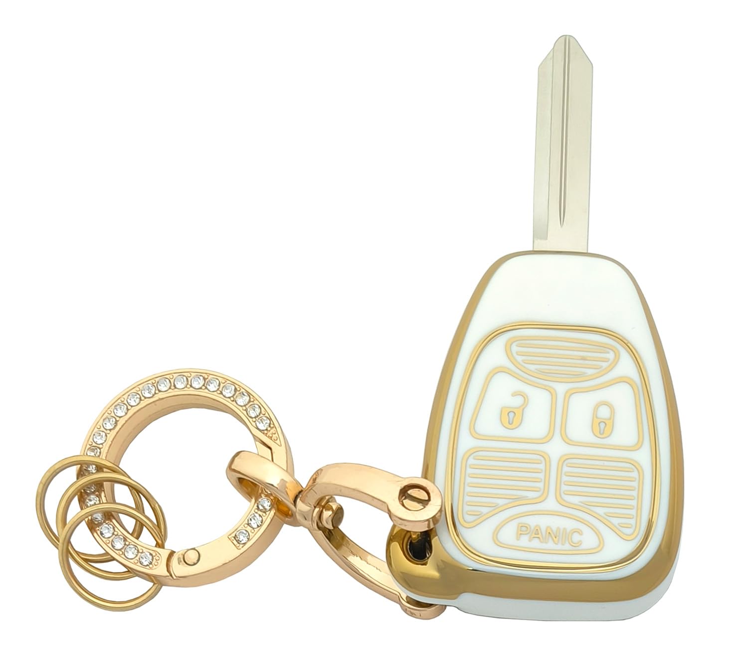 Chyoekey TPU Key Fob Cover - Fits Acura & Honda Accord, MDX, RDX, TL, TSX, ZDX