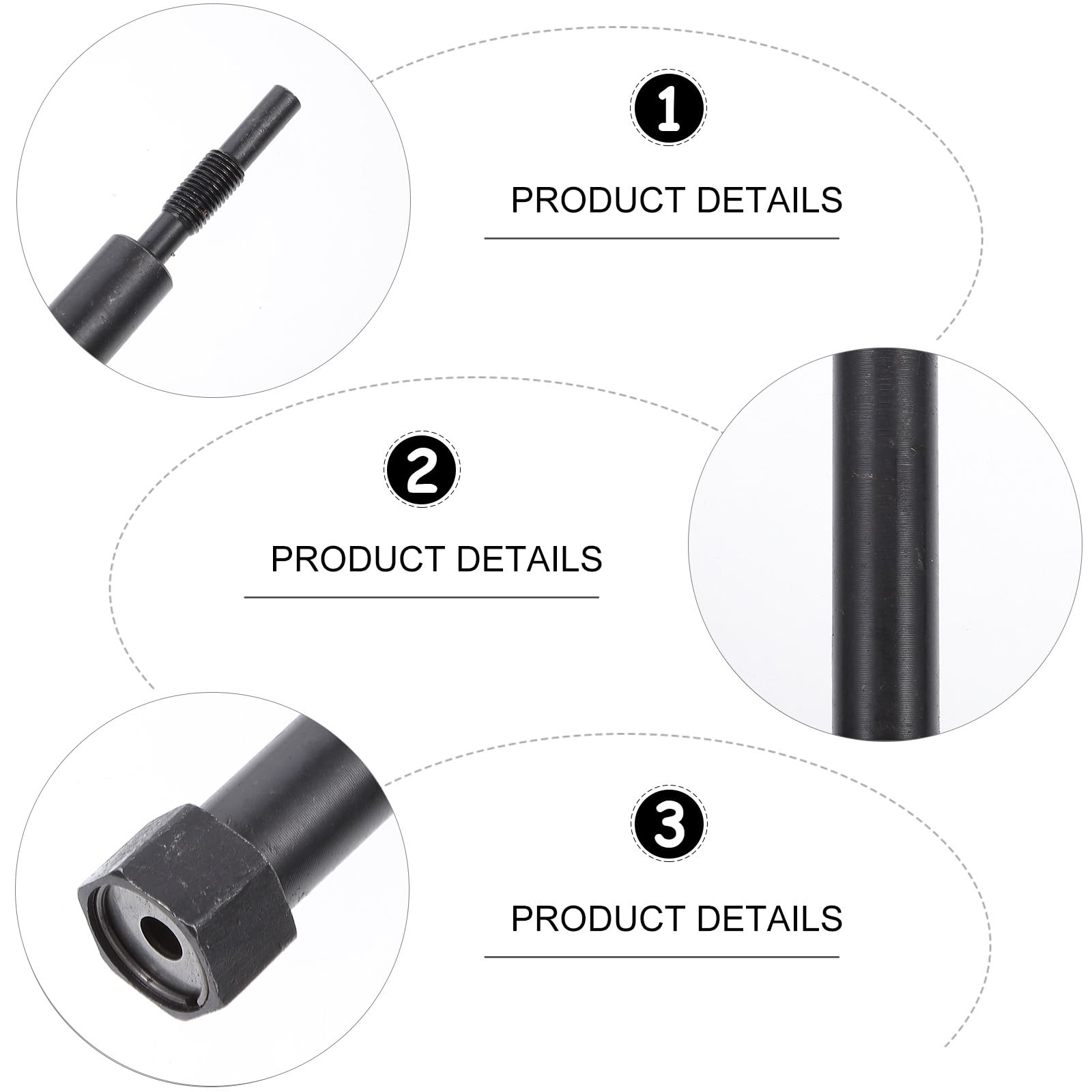 Toyvian Kit de Extracción de Bujías Incandescentes para Coche, Herramienta de Reparación de Roscas 22 Piezas, Accesorio Profesional de Automotor para Extracción y Reparación de Electrodos