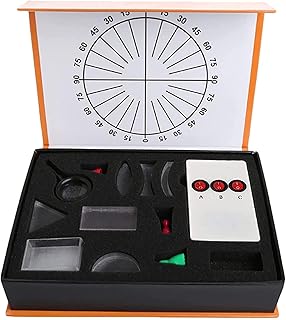 Optical Concave Convex Lens Prism Set Physical Optical Kit Laboratory Equipment Suitable for School Optics Education