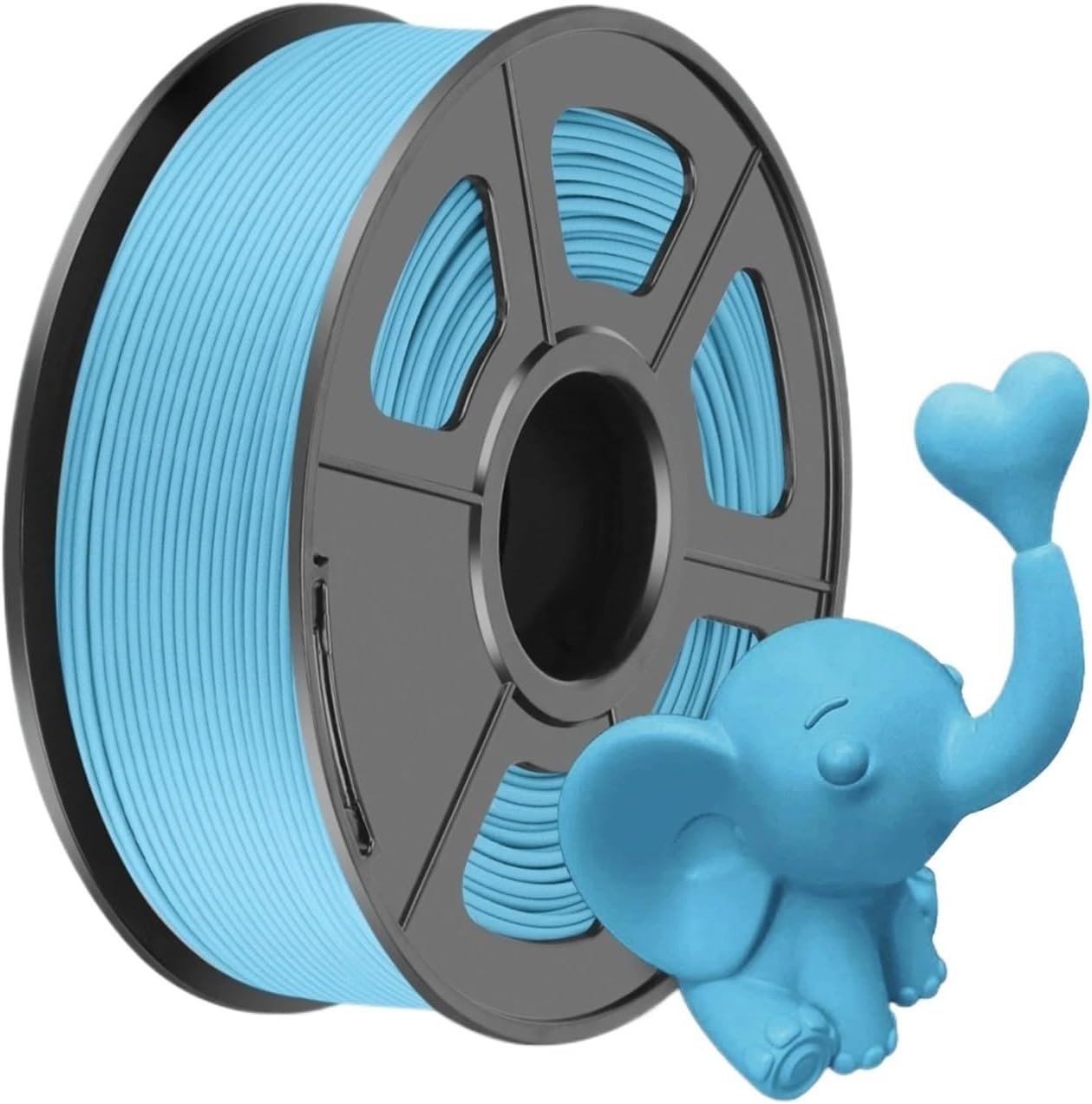 3D PLA Matte Printer Filament 1.75mm 1100G Neatly Wound PLA Filament with Matte Finish Print with 99% FDM 3D Printer