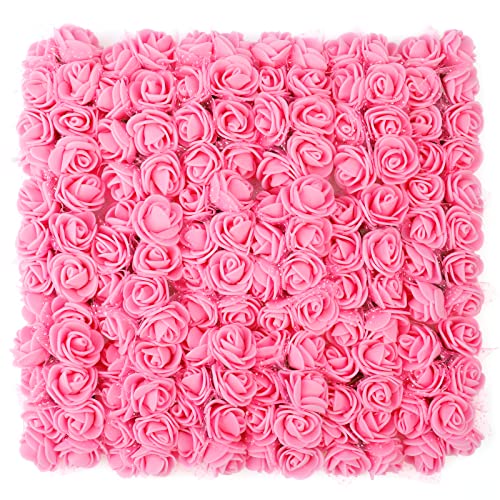 MWOOT Fleurs Artificielles Roses, 144 Pieces Mini Fausse Rose, Petite Fausse Fleur Rose pour Mariage Pinces à Cheveux de Mariée Bandeaux Accessoires Faire...