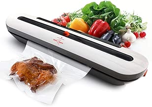 Vacuum Sealer Machine Automatic Air Sealing System for Food Storage with 10 Heat Seal Bags Sous Vide Cooking Commercial Grade Dry Modes (Gray) - coolthings.us