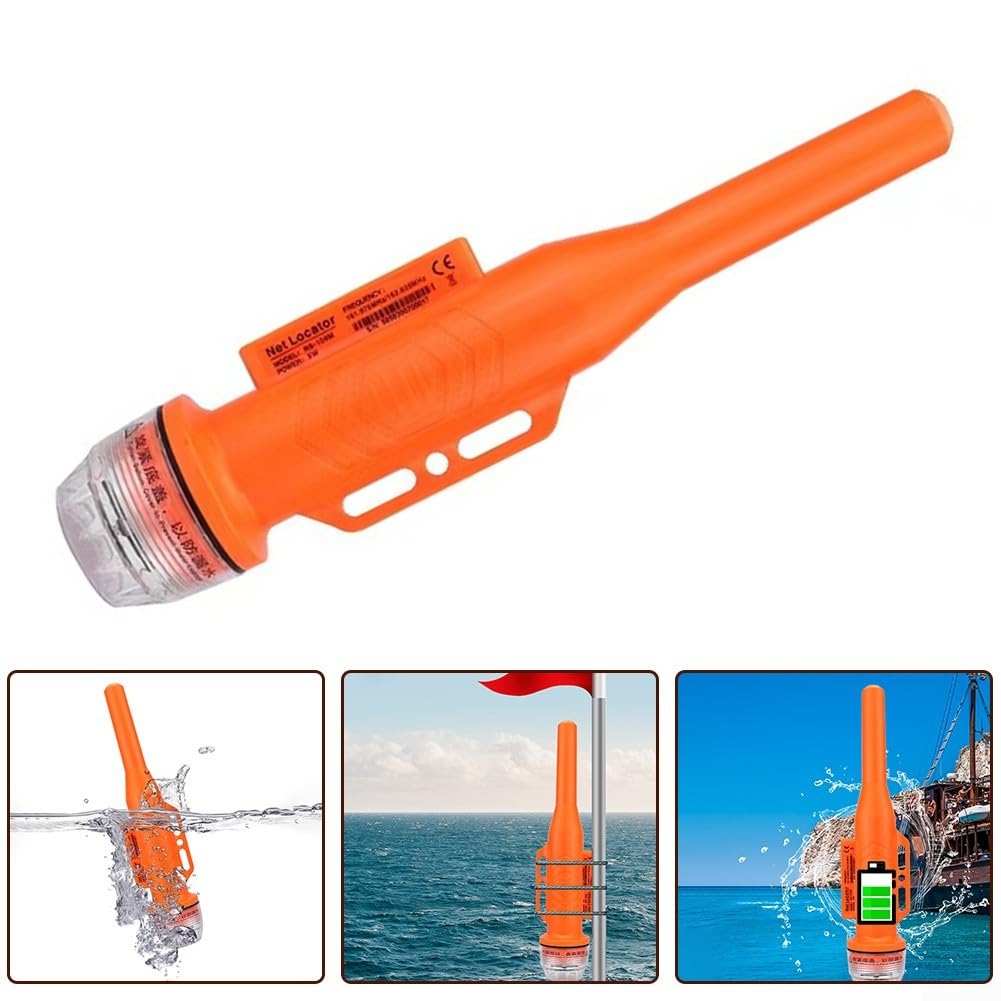 RS-109M Marine AIS Transponder Net Locator, con antenna GPS, dispositivo da pesca ad alta potenza da 10 miglia per barca, dati di posizionamento in tempo reale, standby di 15 giorni, unità