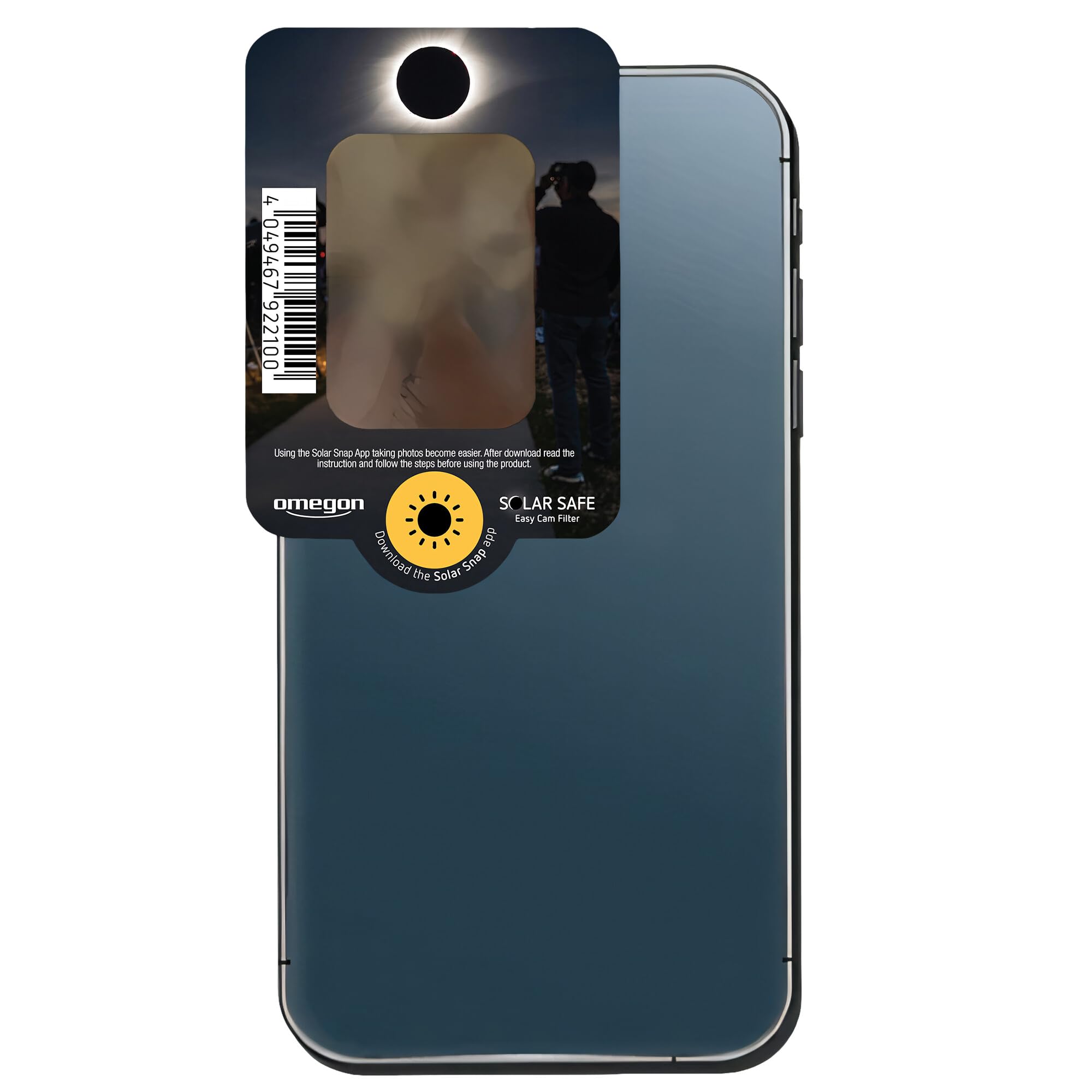 Filtro Solare Omegon 130mm Per Telescopi – Pellicola AstroSolar Baader ND5, Montatura In Plastica, Osservazione Sicura - 2