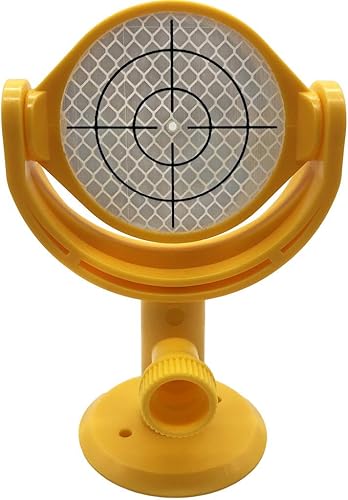 Miniatura 2 de Mini prisma topografía, prisma de topografía hoja reflexiva de la blanco con el tenedor MP103 con el punto de mira impreso