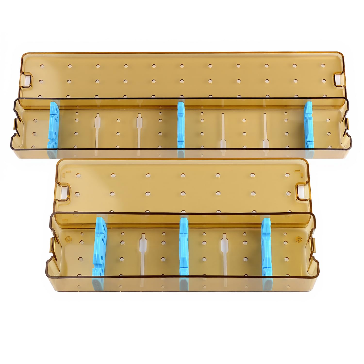 Scatola di sterilizzazione dell'endoscopio del silicone dell'autoclave 2 insiemi PPSU scatola di plastica di disinfezione per strumenti strumento