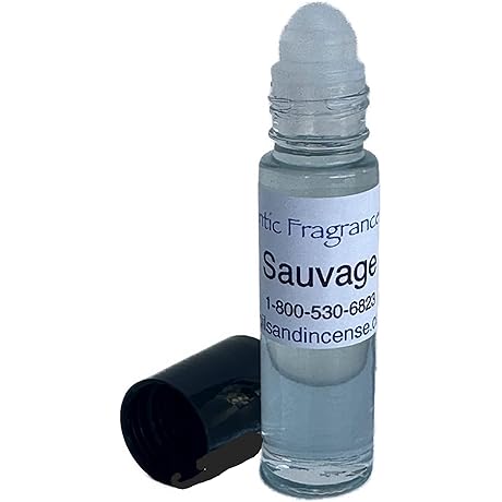 Atlantic Fragrances SAUVAGE Premium Quality Roll on Oil Cologne for Men