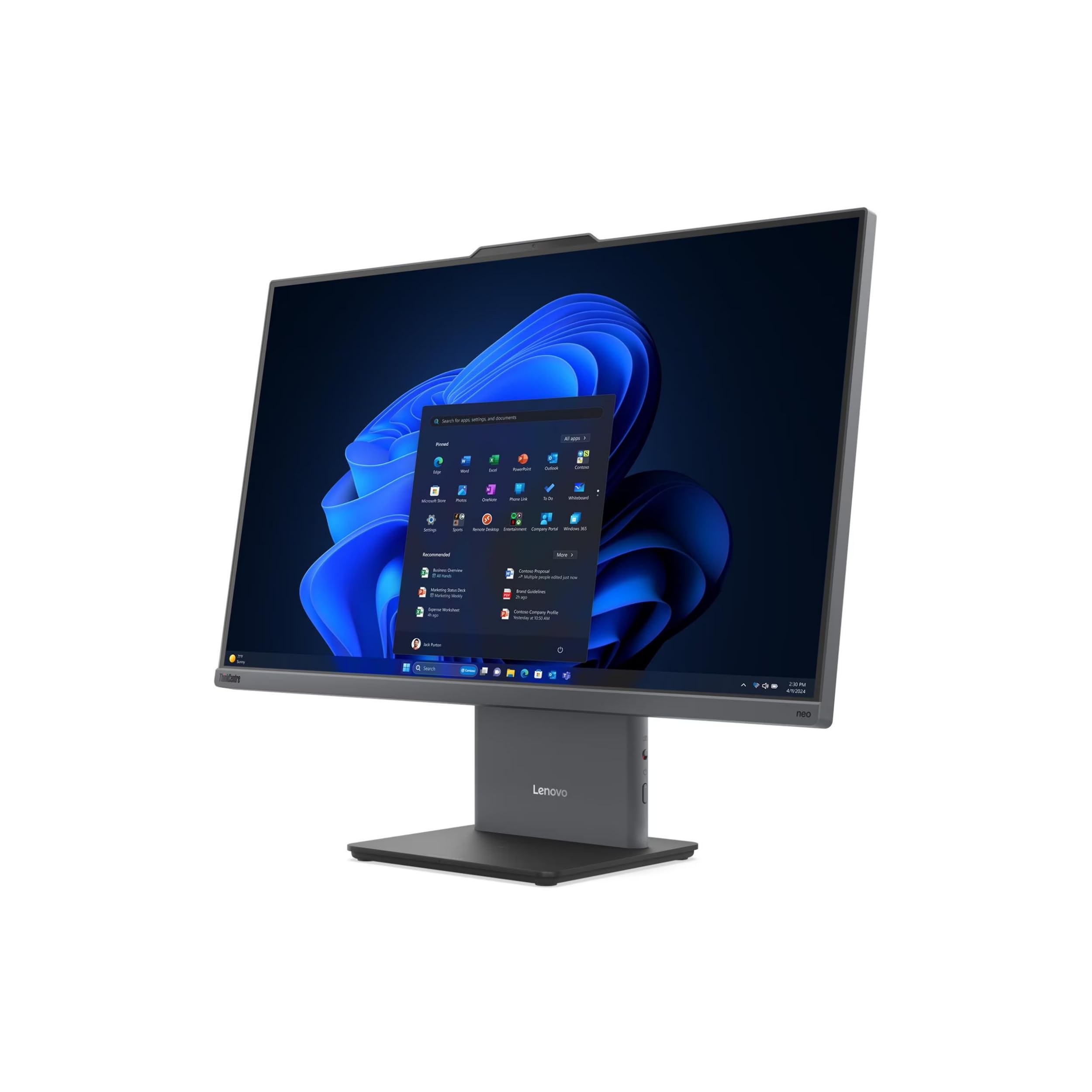 ThinkCentre neo 50a 24 Gen 6 LNL, Intel® Core™ Ultra 5 226V (LPE-cores up to 3.50GHz, 8MB), W11P64 GER, 16.0GB, 1x512GB SSD M.2 2280 PCIe Gen4